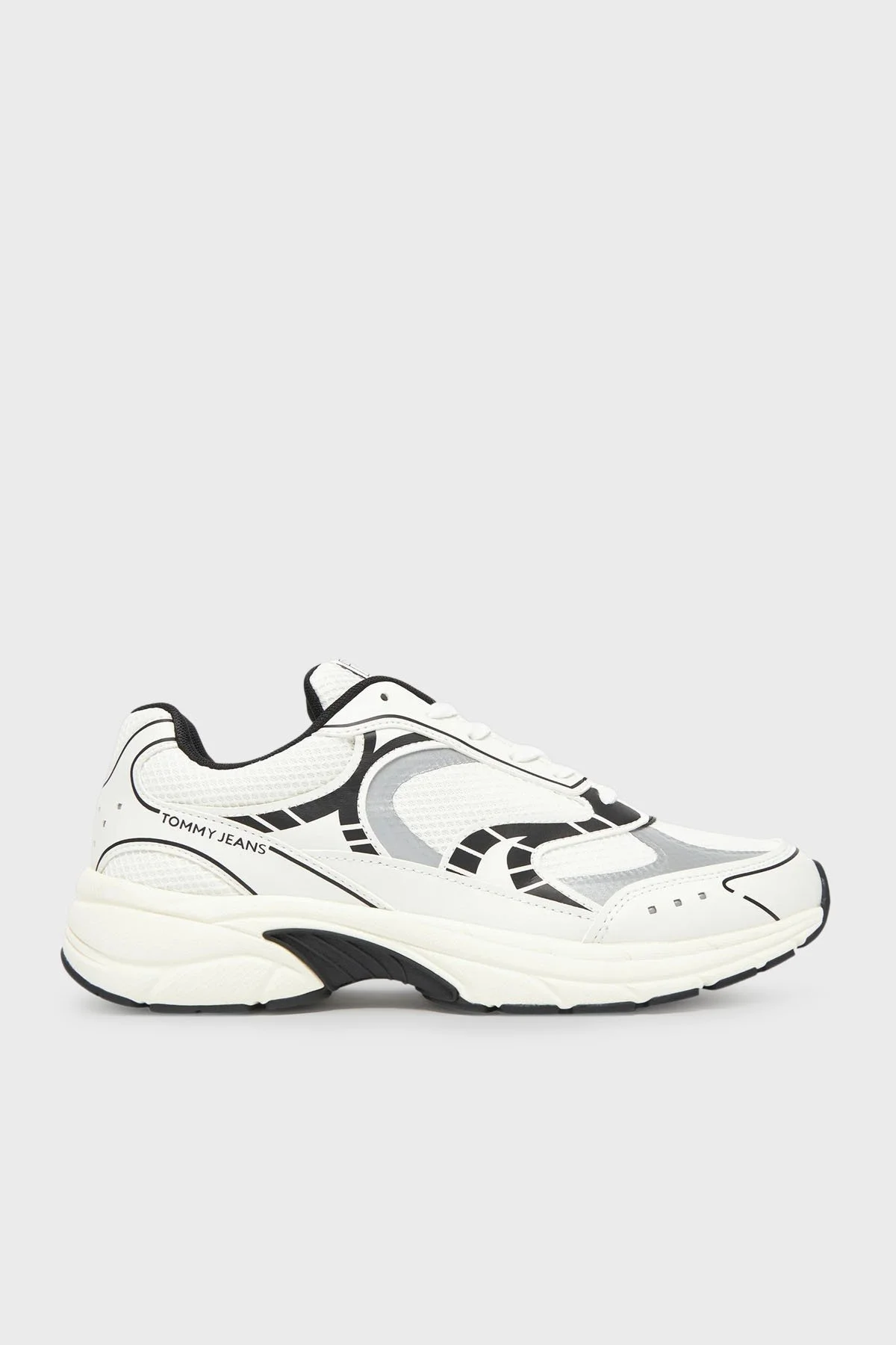 Tommy Jeans Logolu Sneaker Erkek Ayakkabı EM0EM01594 BDS SİYAH - 7