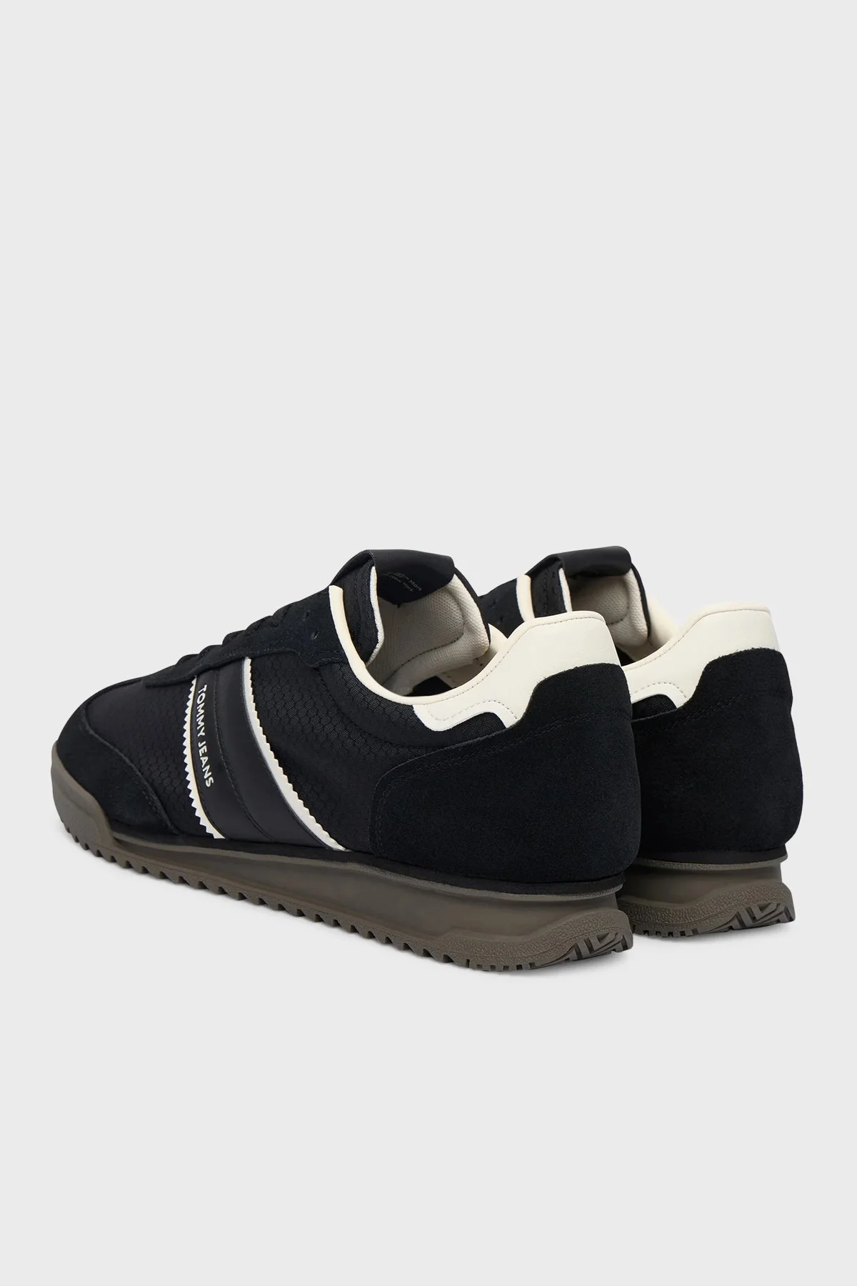 Tommy Jeans Logolu Sneaker Erkek Ayakkabı EM0EM01664 BDS SİYAH - 5
