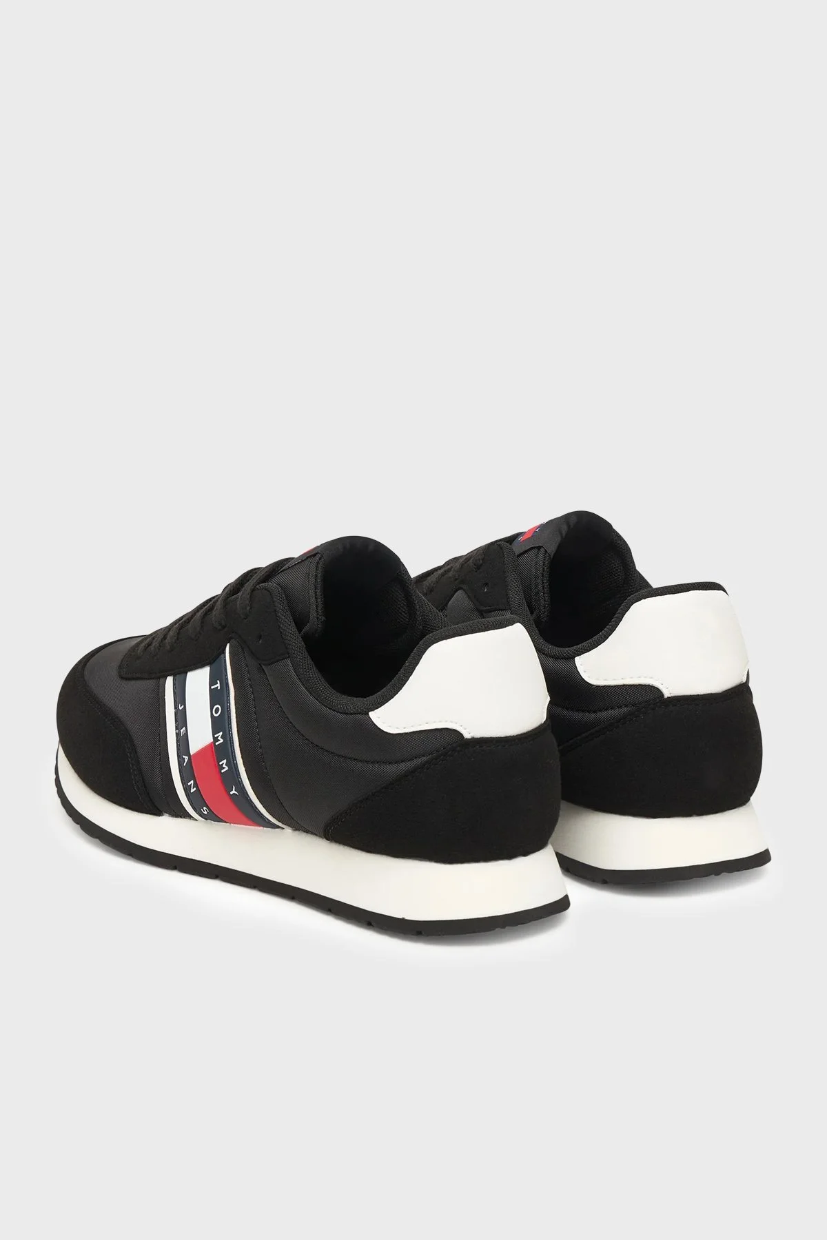 Tommy Jeans Logolu Sneaker Erkek Ayakkabı EM0EM01709 BDS SİYAH - 5