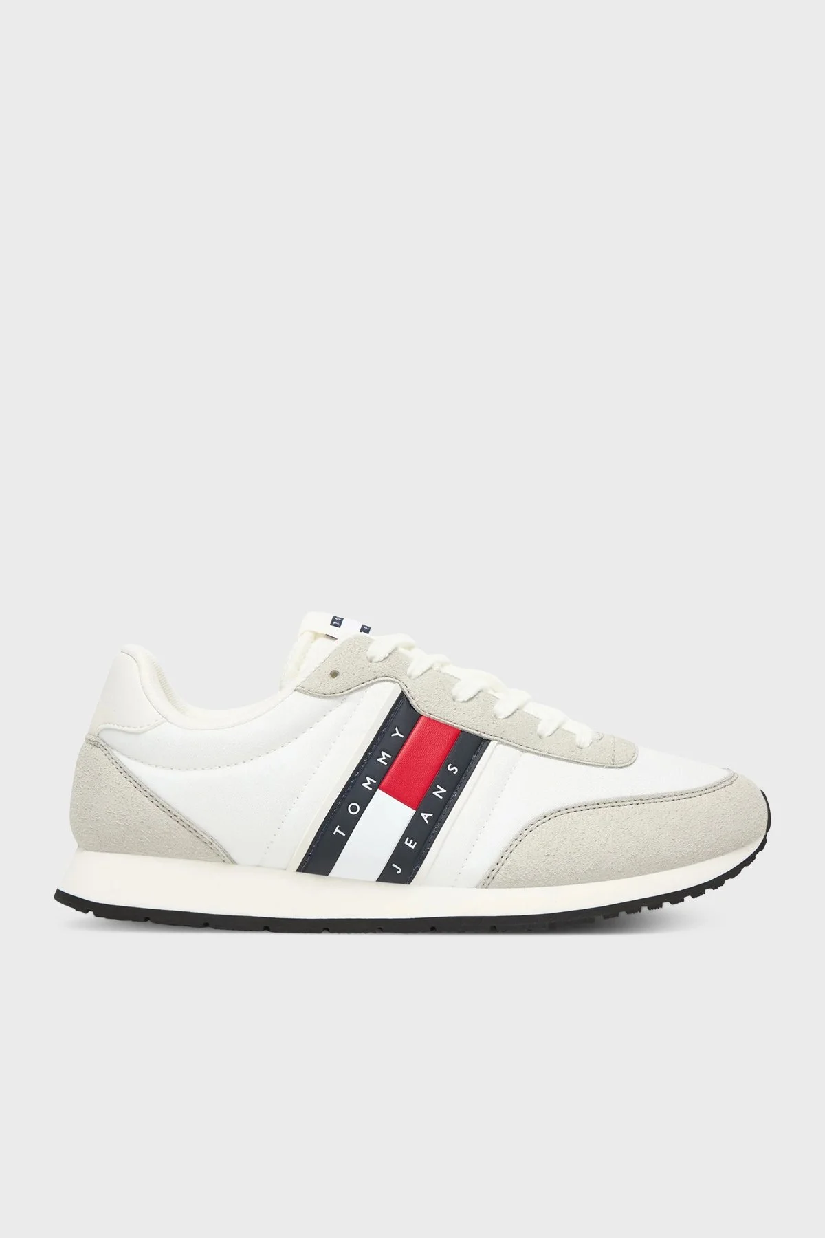 Tommy Jeans Logolu Sneaker Erkek Ayakkabı EM0EM01709 YBL BEYAZ - 1