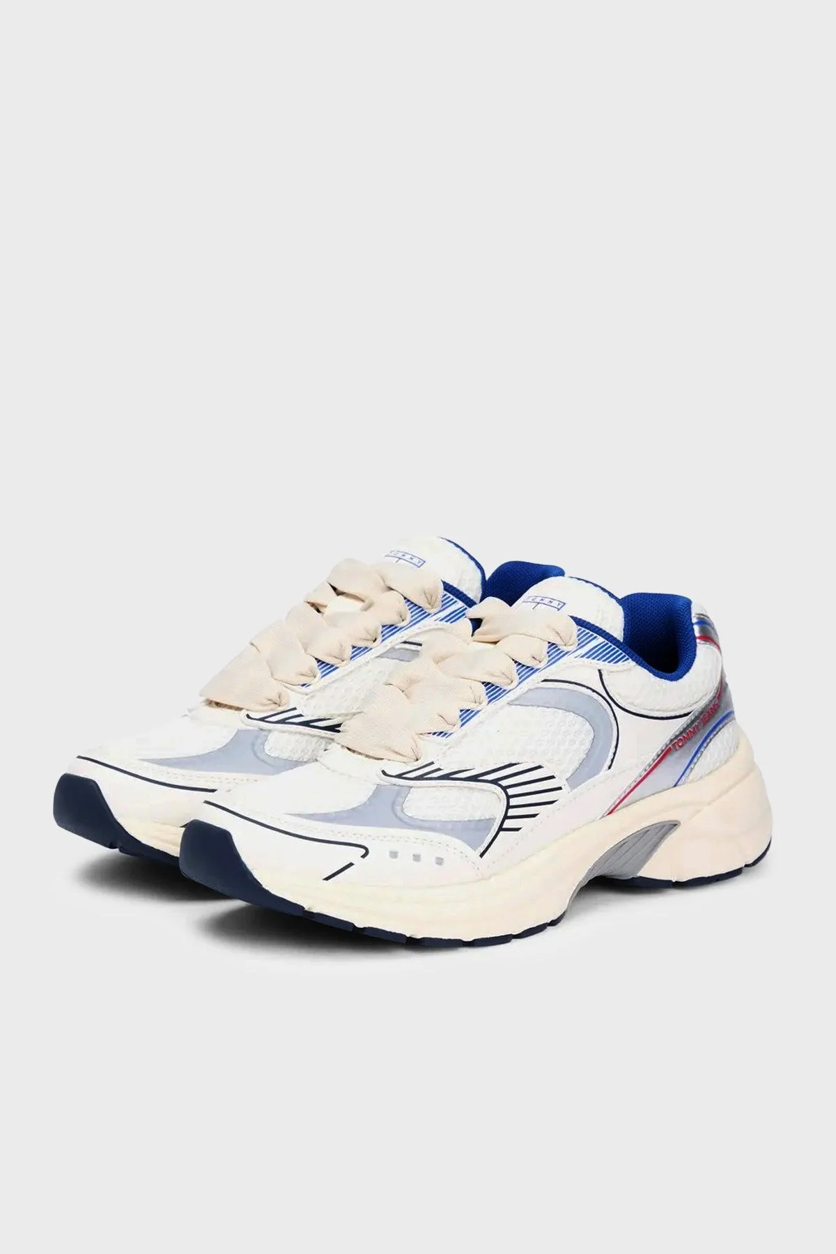 Tommy Jeans Logolu Sneaker Kadın Ayakkabı EN0EN02922 0GY LACİVERT - 1