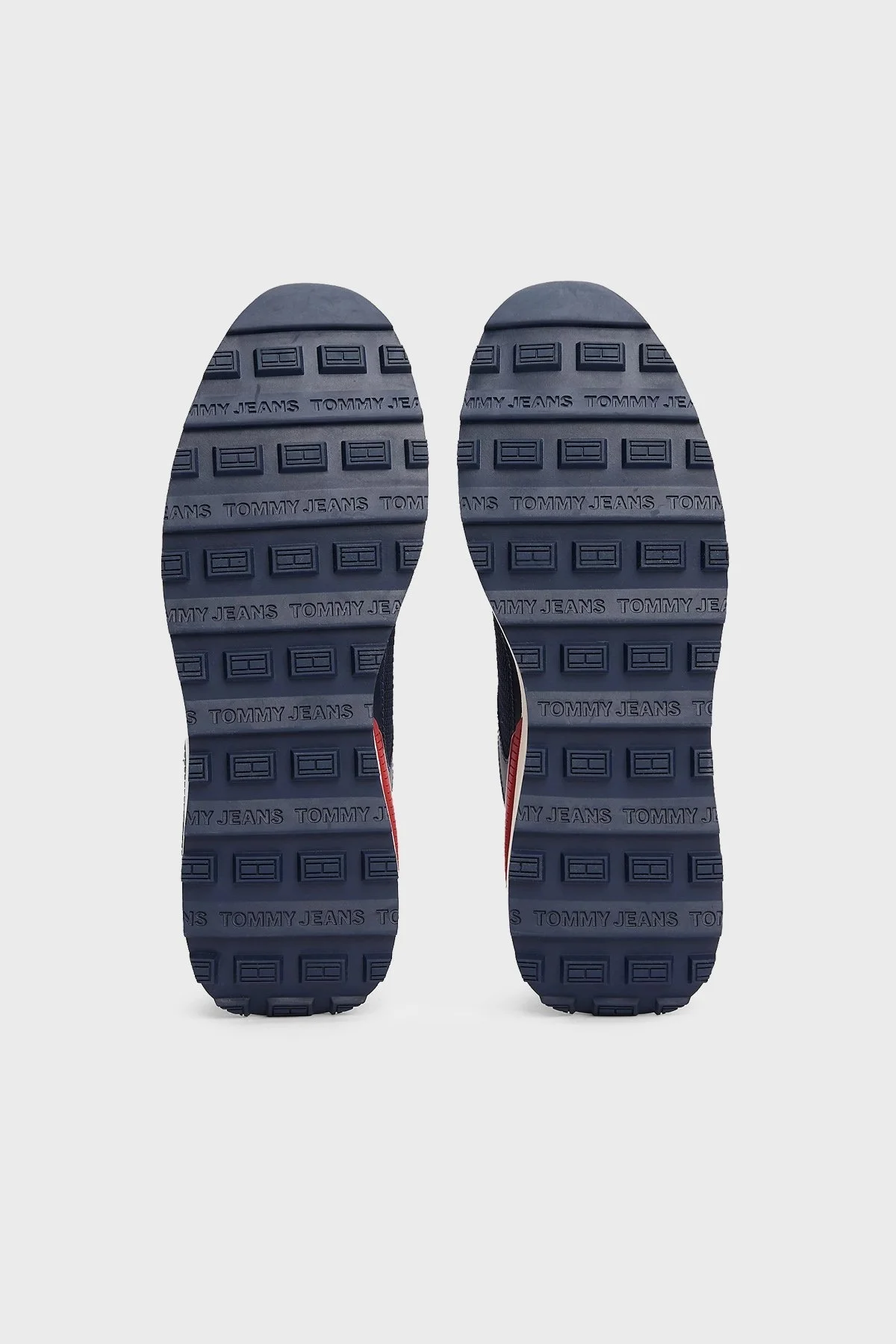 Tommy Jeans Logolu Süet Detaylı Kalın Tırtıklı Taban Sneaker Erkek Ayakkabı EM0EM01537 C1G LACİVERT - 7