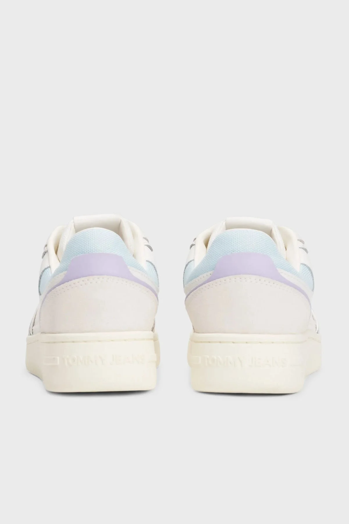 Tommy Jeans Logolu Süet Detaylı Sneaker Kadın Ayakkabı EN0EN02818 0K9 BEJ - 5