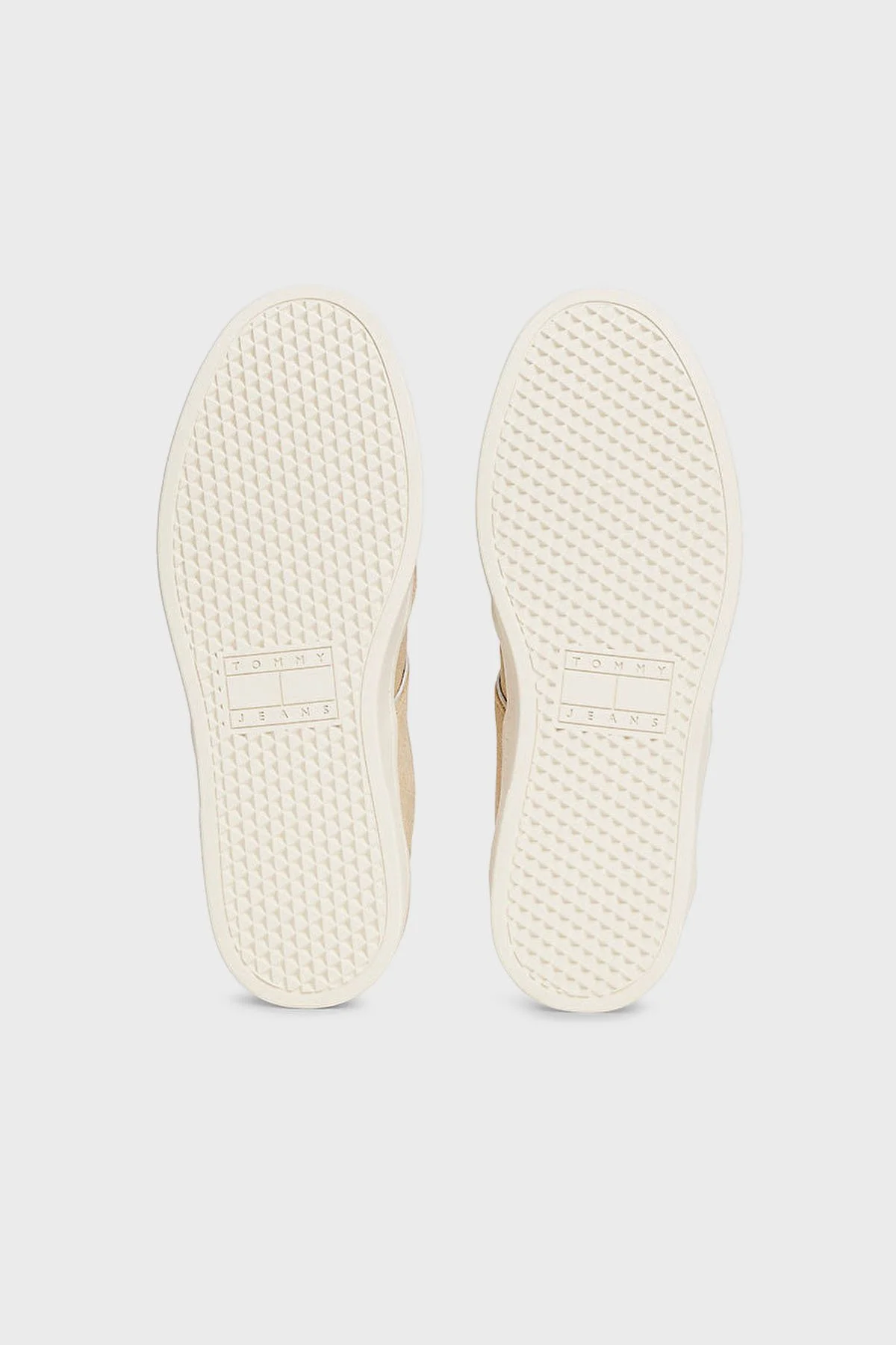 Tommy Jeans Logolu Süet Sneaker Kadın Ayakkabı EN0EN02806 AB9 BEJ - 5