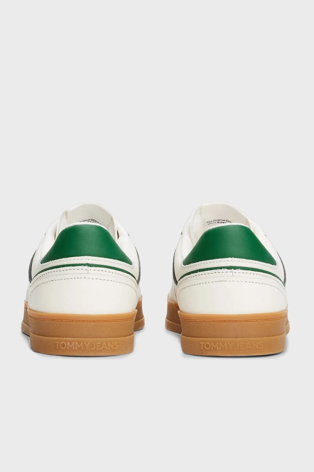 Tommy Jeans Logolu Süet Sneaker Erkek Ayakkabı EM0EM01571 YBI BEYAZ - 5