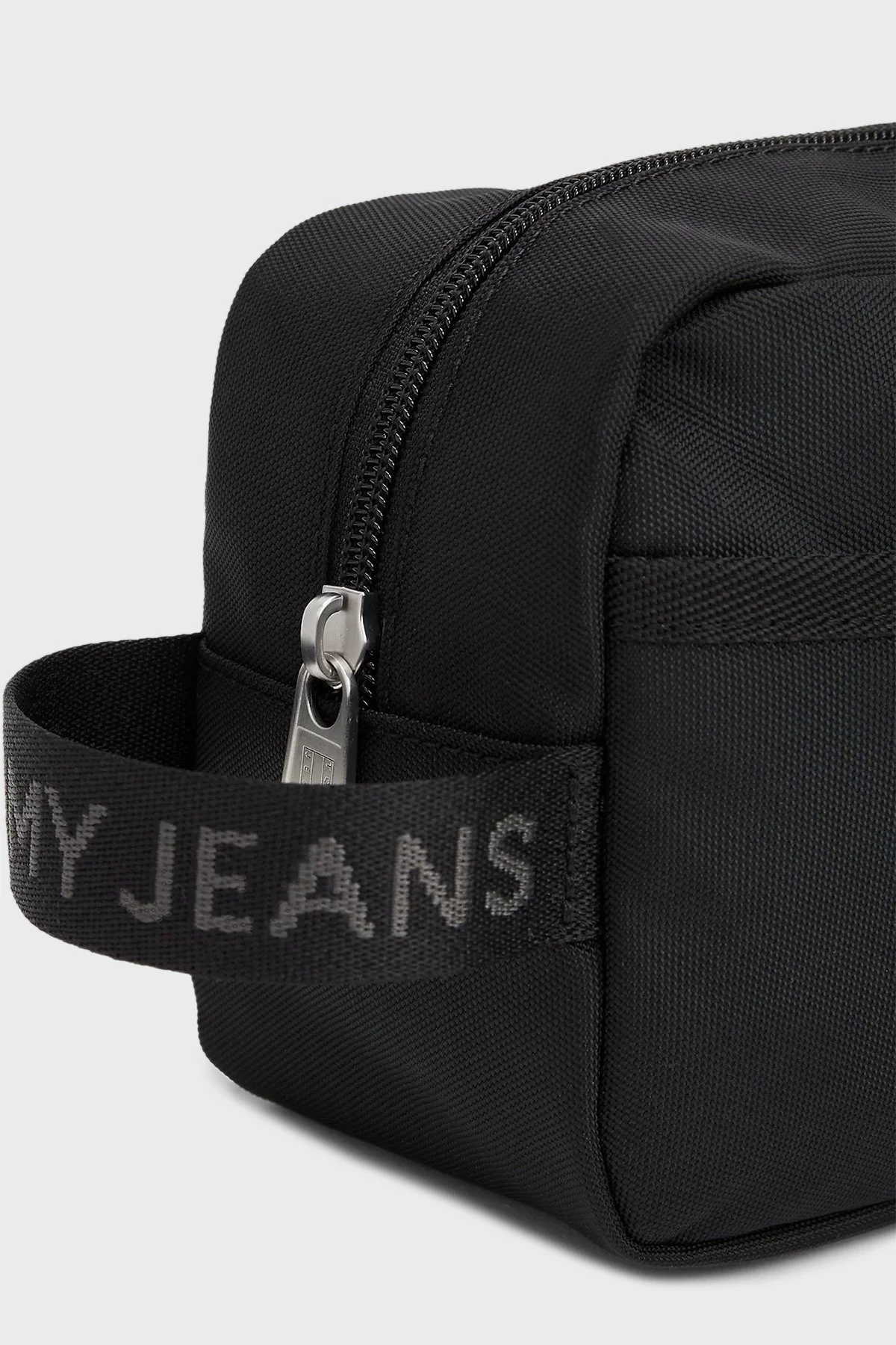 Tommy Jeans Logolu Tek Saplı Aksesuar Erkek Çanta AM0AM13411 BDS SİYAH - 3