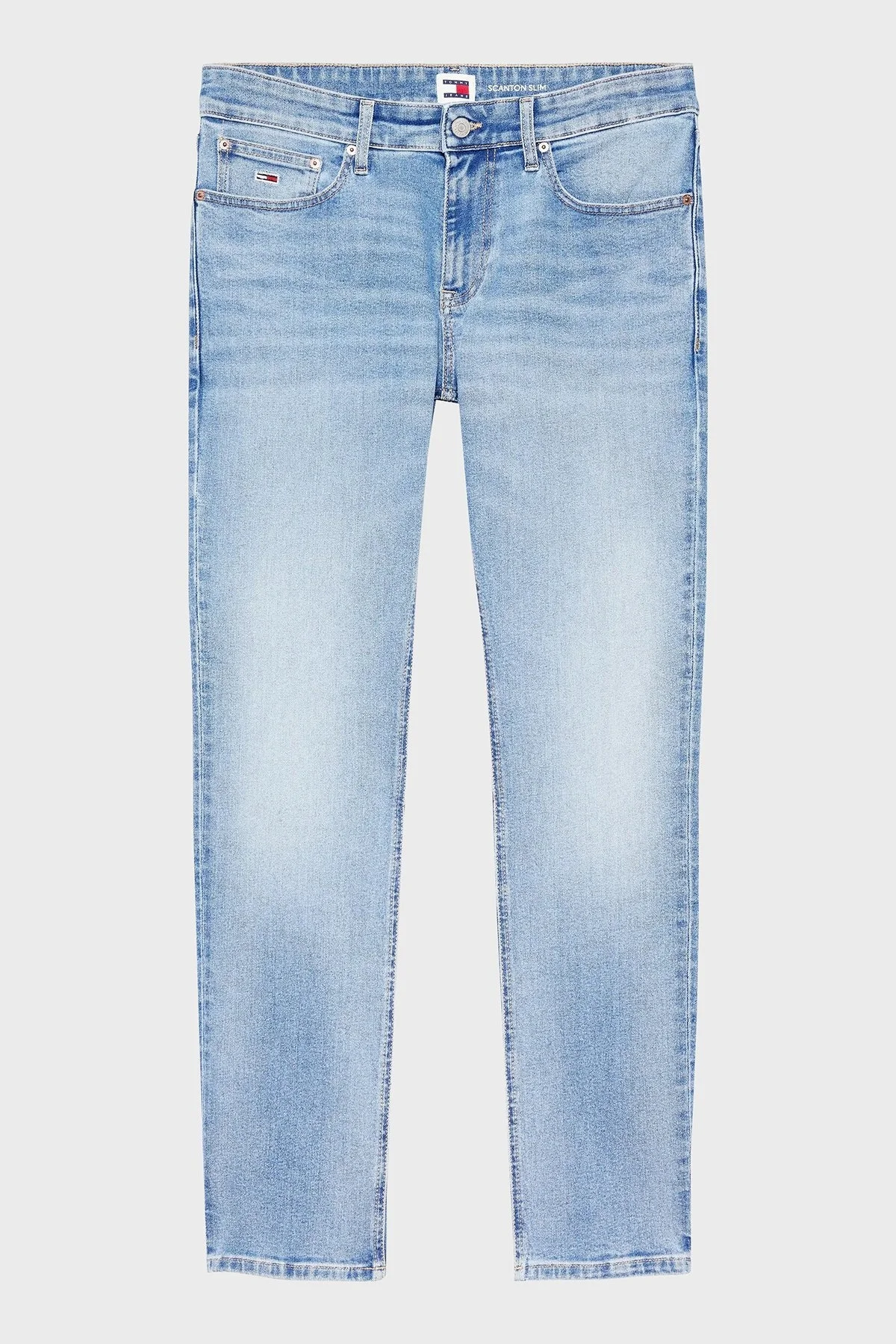 Tommy Jeans Normal Bel Slim Fit Jeans Erkek Kot Pantolon DM0DM18137 1AB AÇIK MAVİ - 9