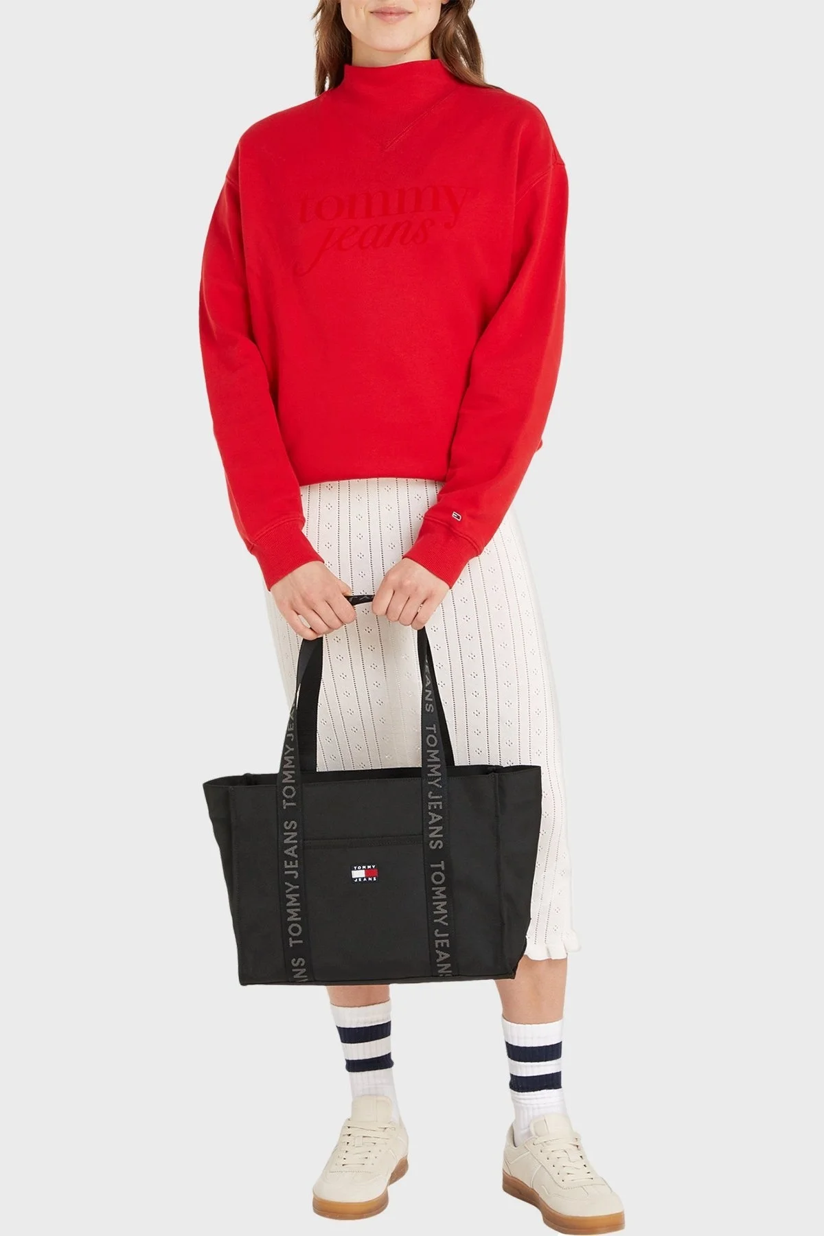 Tommy Jeans Omuz Askılı Bayan Çanta AW0AW16960 BDS SİYAH - 2