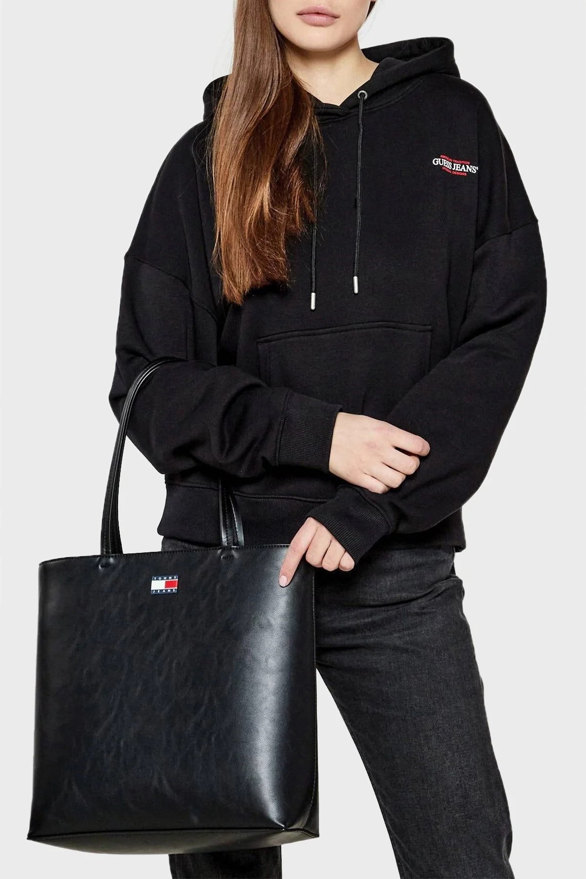 Tommy Jeans Omuz Askılı Bayan Çanta AW0AW16969 BDS SİYAH - 2