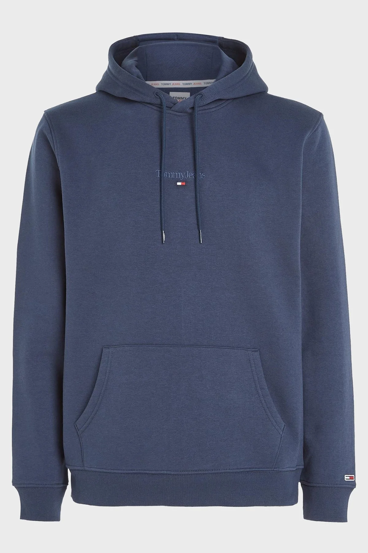 Tommy Jeans Pamuklu Kapüşonlu Regular Fit Erkek Sweat DM0DM16800 C87 LACİVERT - 1