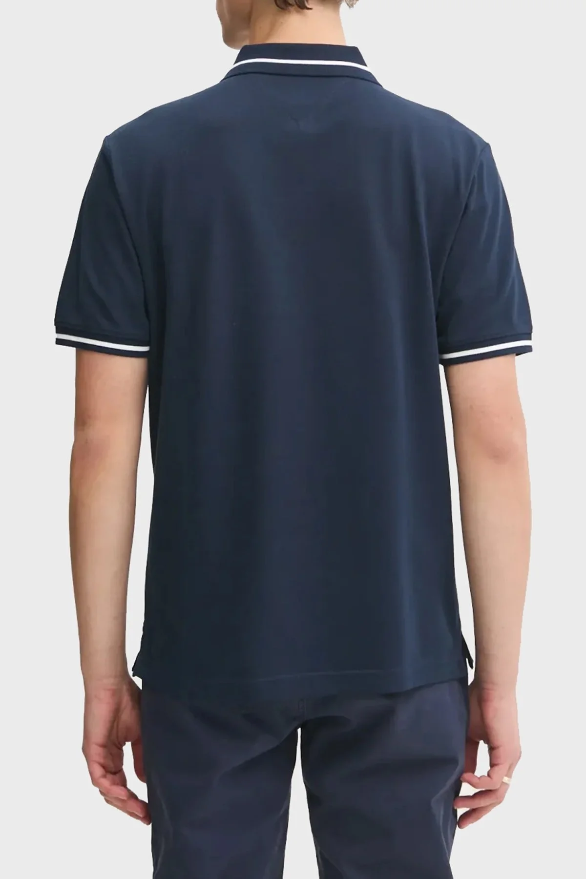 Tommy Jeans Pamuklu Regular Fit Düğmeli Erkek Polo Yaka T Shirt DM0DM20745 C1G LACİVERT - 2