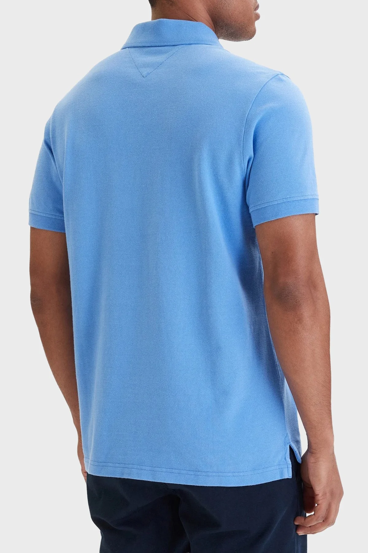 Tommy Jeans Pamuklu Regular Fit Düğmeli Erkek Polo Yaka T Shirt DM0DM22711 C38 MAVİ - 3