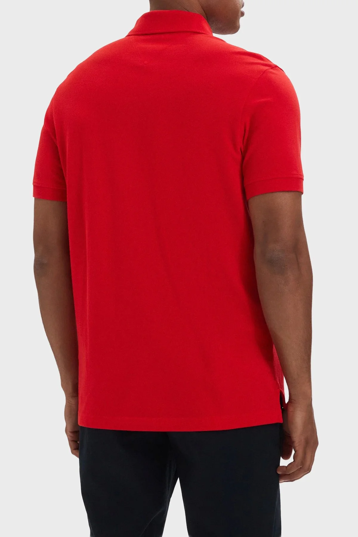 Tommy Jeans Pamuklu Regular Fit Düğmeli Erkek Polo Yaka T Shirt DM0DM22711 XL8 KIRMIZI - 3