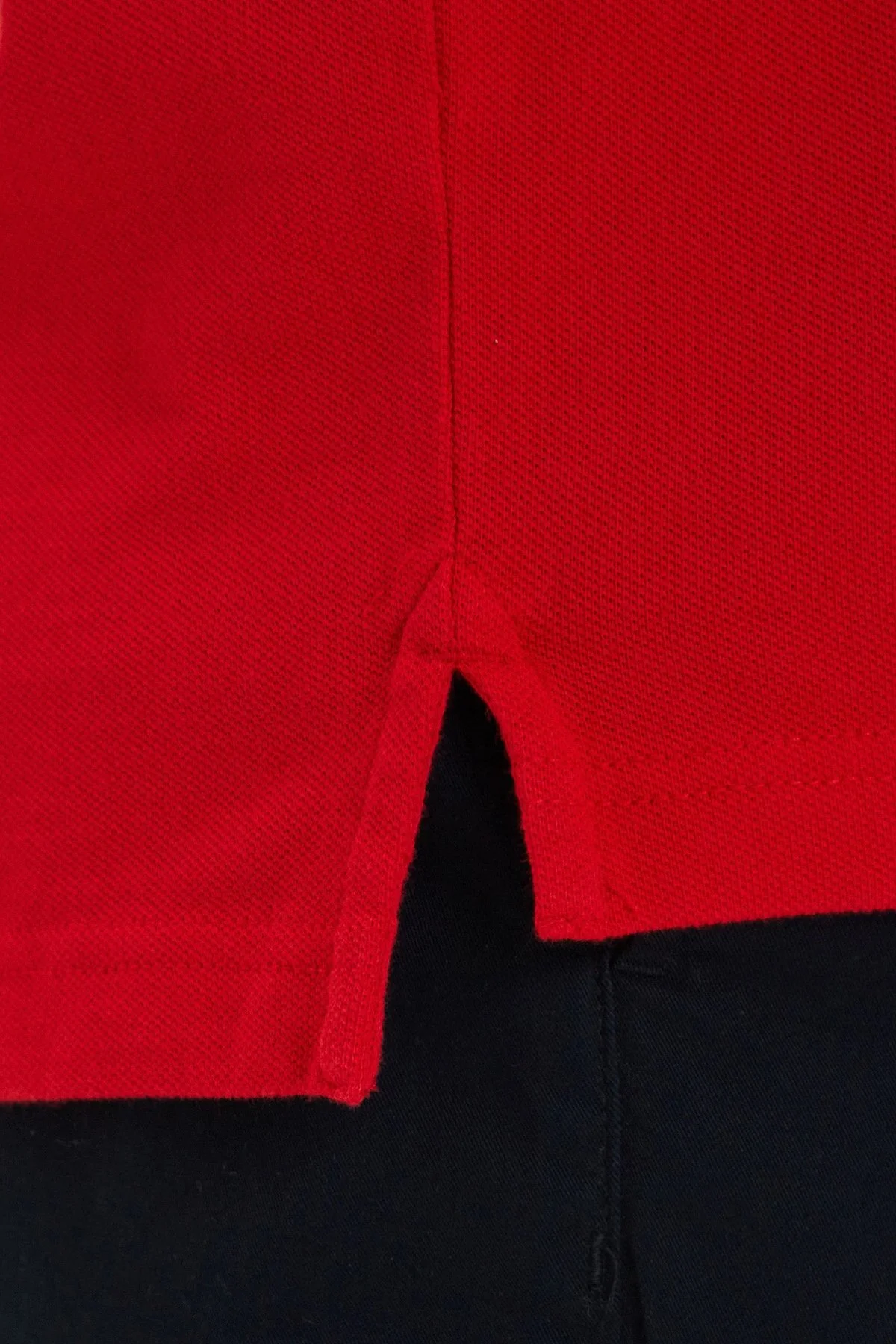 Tommy Jeans Pamuklu Regular Fit Düğmeli Erkek Polo Yaka T Shirt DM0DM22711 XL8 KIRMIZI - 5