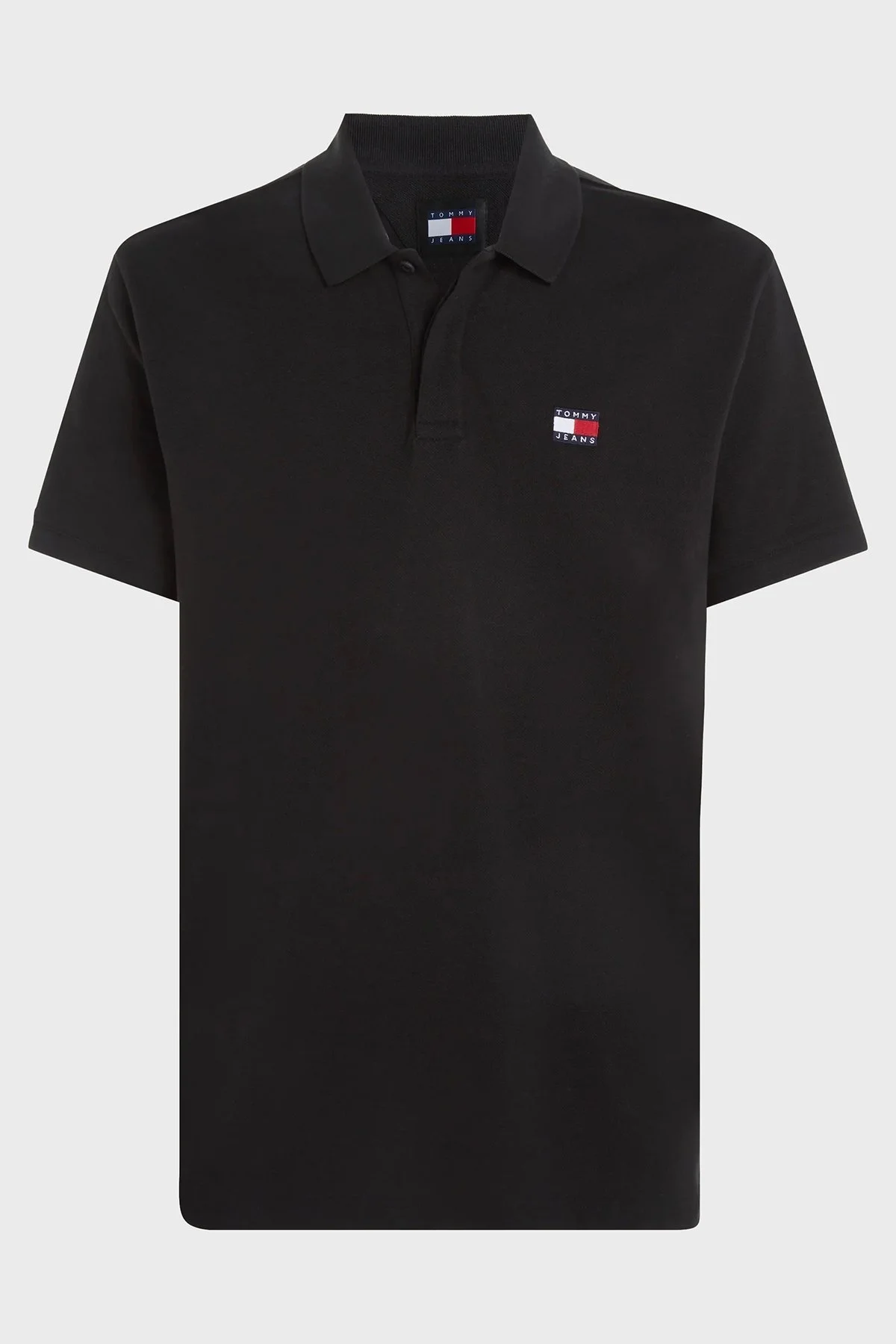 Tommy Jeans Pamuklu Regular Fit Erkek Polo Yaka T Shirt DM0DM18314 BDS SİYAH - 5