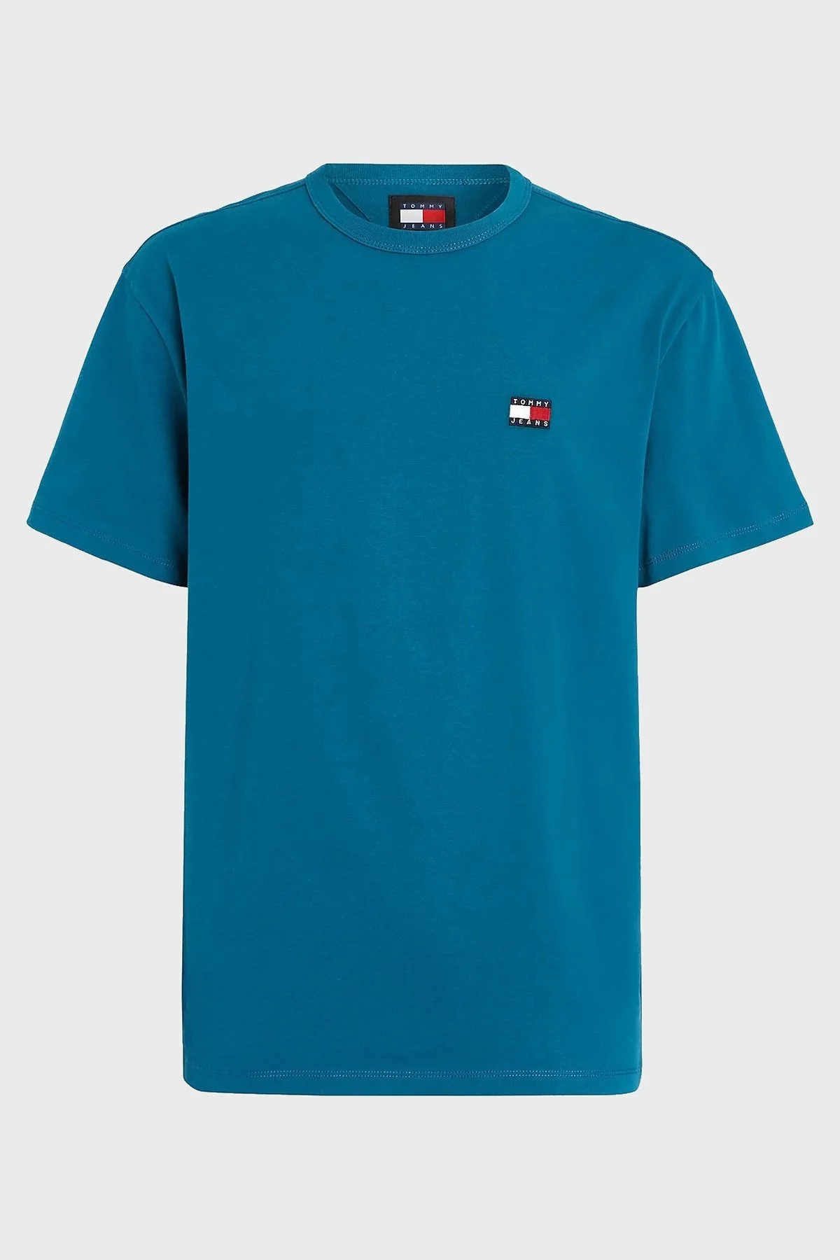 Tommy Jeans Pamuklu Regular Fit Erkek T Shirt DM0DM17995 CT0 TURKUAZ - 5