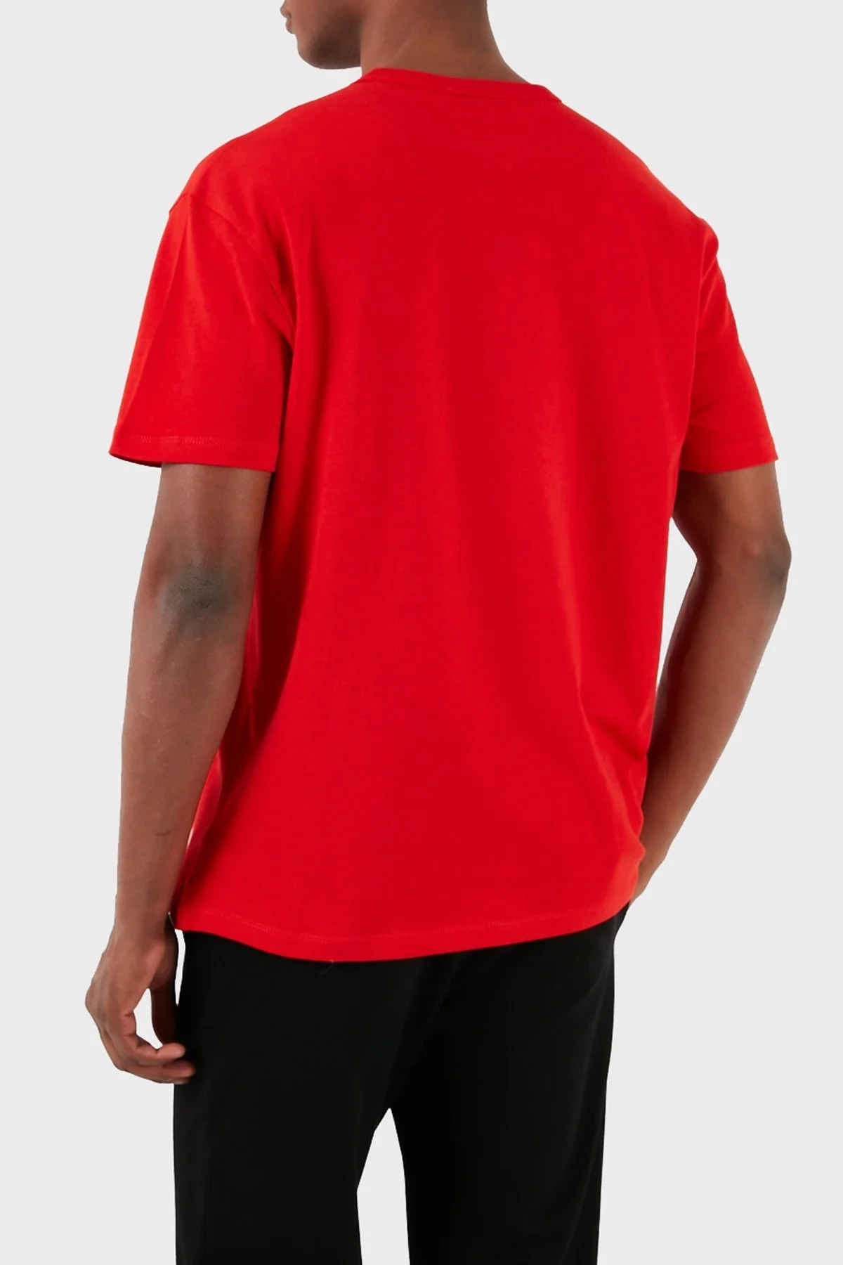 Tommy Jeans Pamuklu Regular Fit Erkek T Shirt DM0DM17995 XNL KIRMIZI - 6