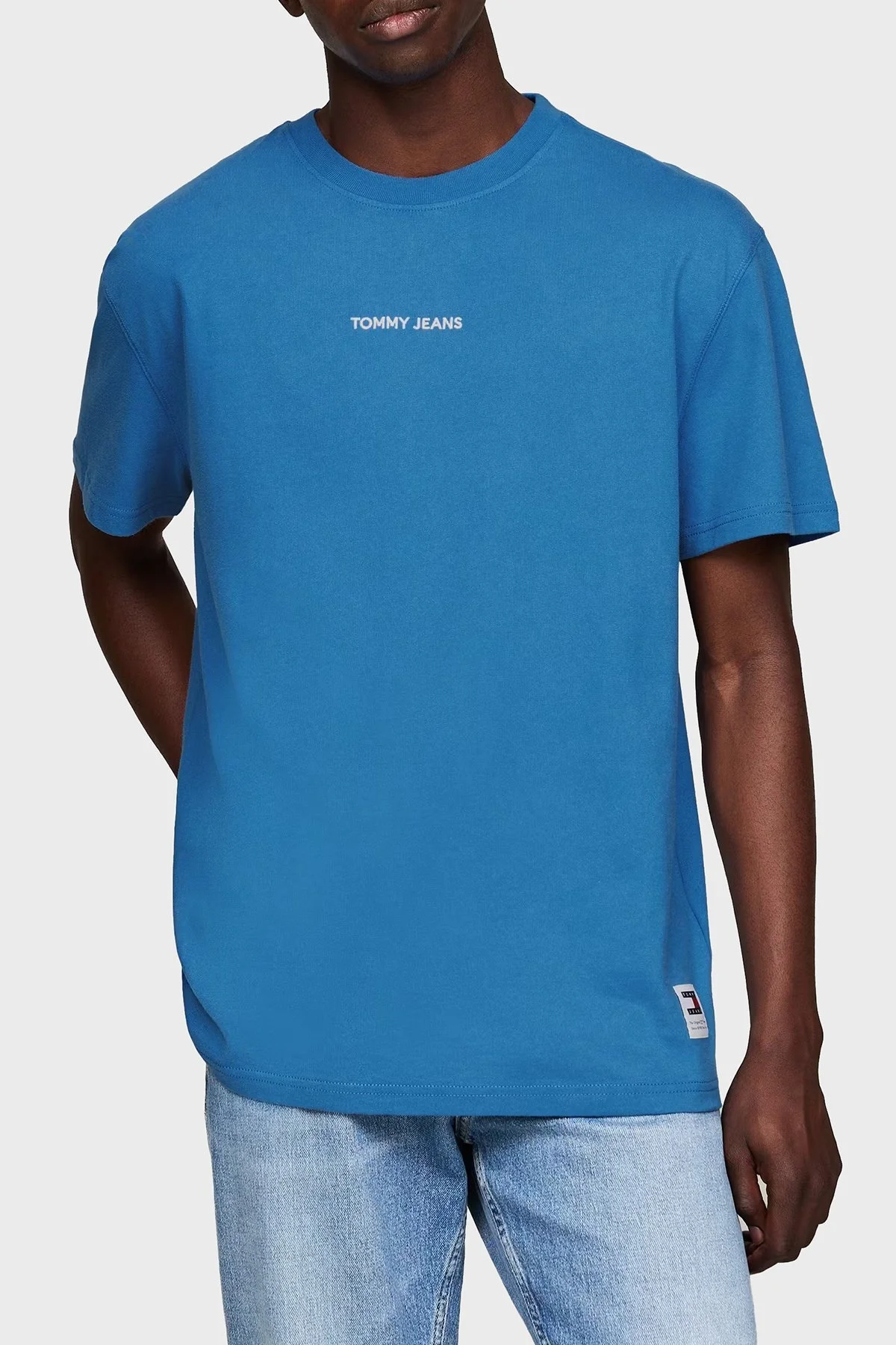 Tommy Jeans Pamuklu Regular Fit Erkek T Shirt DM0DM18519 C2T SAKS - 1