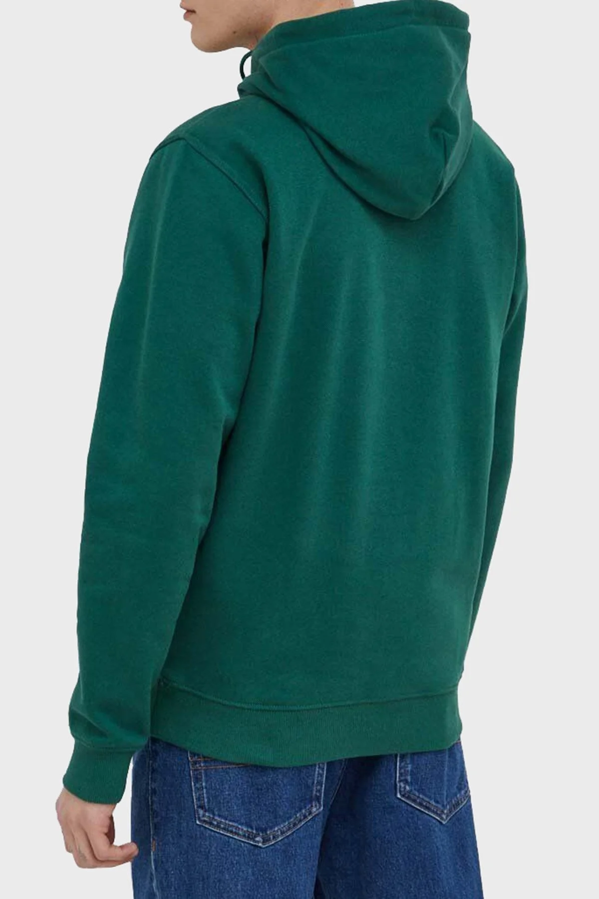 Tommy Jeans Pamuklu Regular Fit Kapüşonlu Erkek Sweat DM0DM17985 L4L YEŞİL - 3