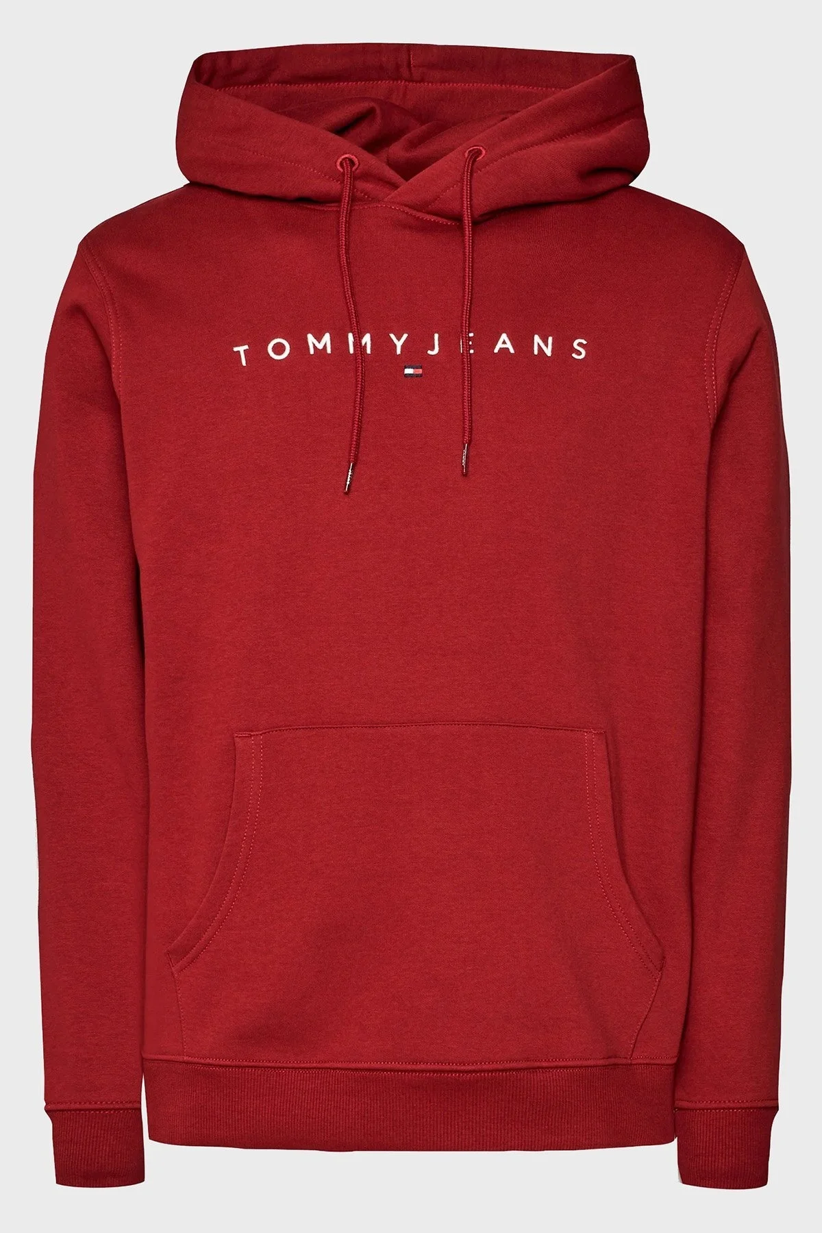 Tommy Jeans Pamuklu Regular Fit Kapüşonlu Erkek Sweat DM0DM17985 XMO KIRMIZI - 10