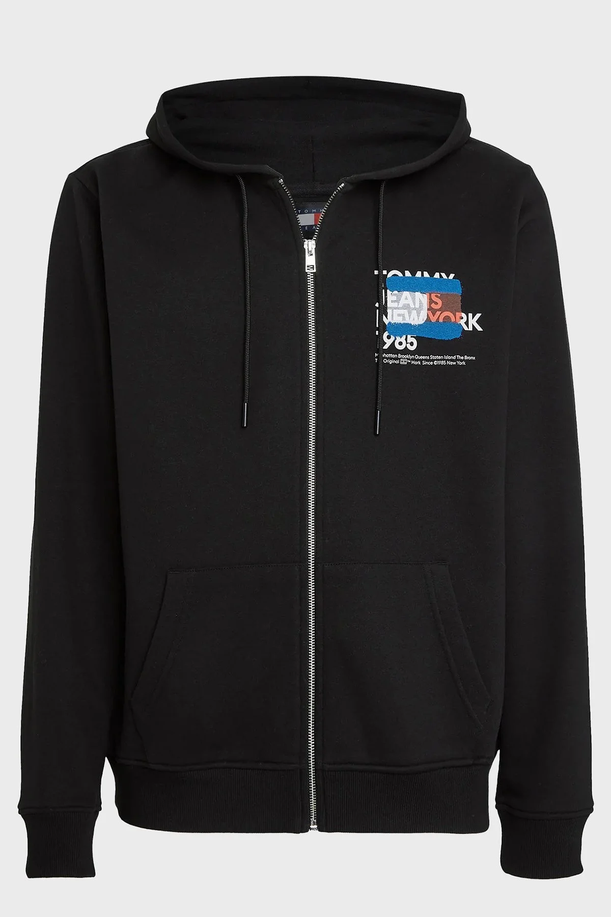 Tommy Jeans Pamuklu Regular Fit Kapüşonlu Erkek Sweat DM0DM18397 BDS SİYAH - 4