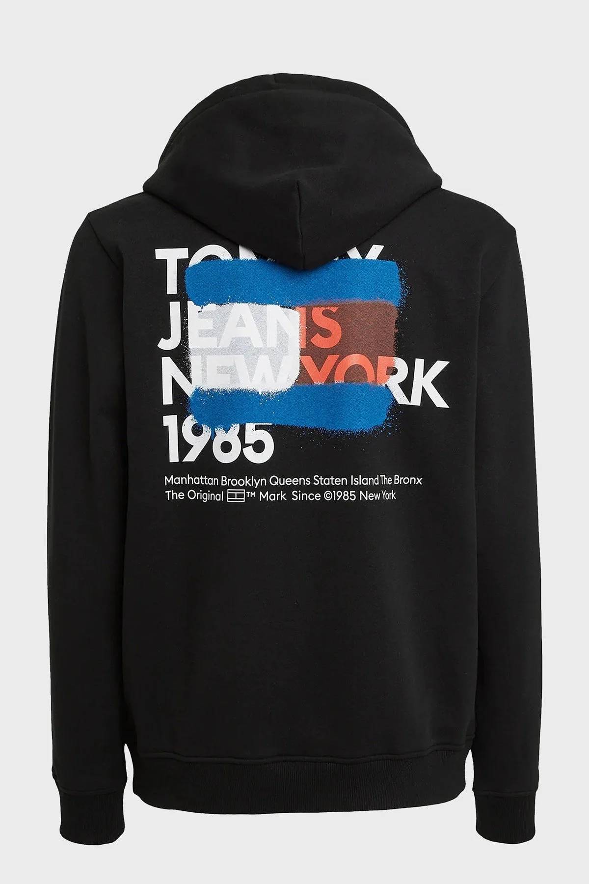 Tommy Jeans Pamuklu Regular Fit Kapüşonlu Erkek Sweat DM0DM18397 BDS SİYAH - 5