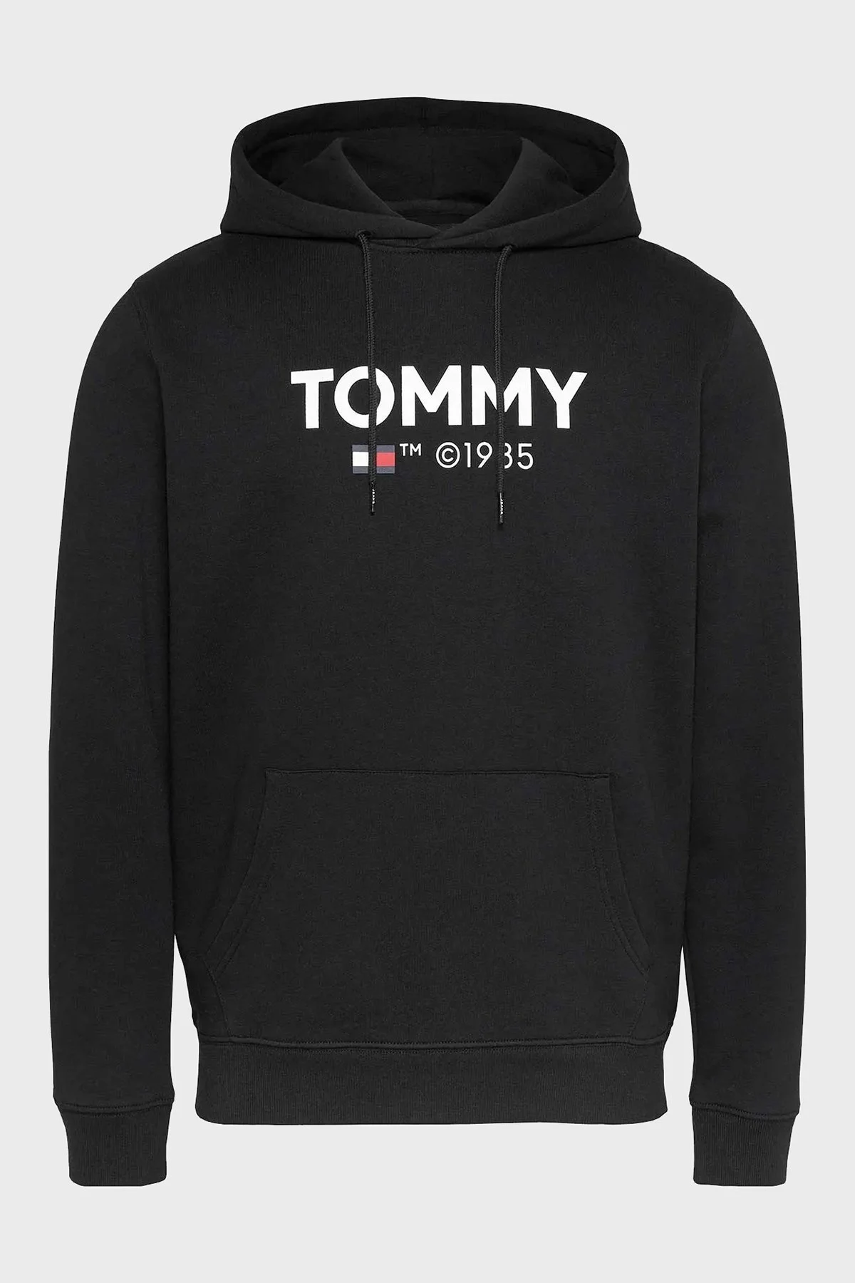 Tommy Jeans Pamuklu Regular Fit Kapüşonlu Erkek Sweat DM0DM18864 BDS SİYAH - 1