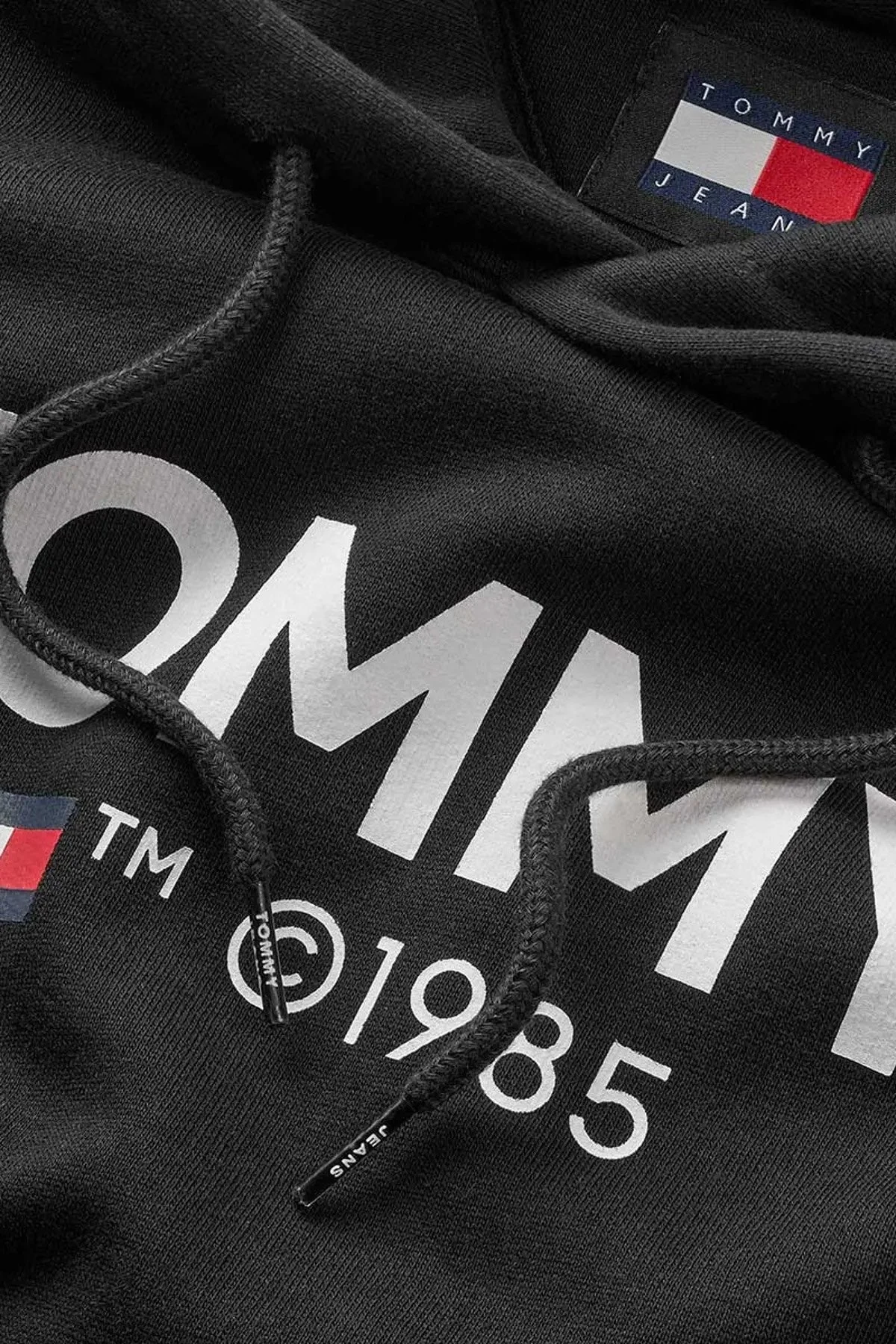 Tommy Jeans Pamuklu Regular Fit Kapüşonlu Erkek Sweat DM0DM18864 BDS SİYAH - 3