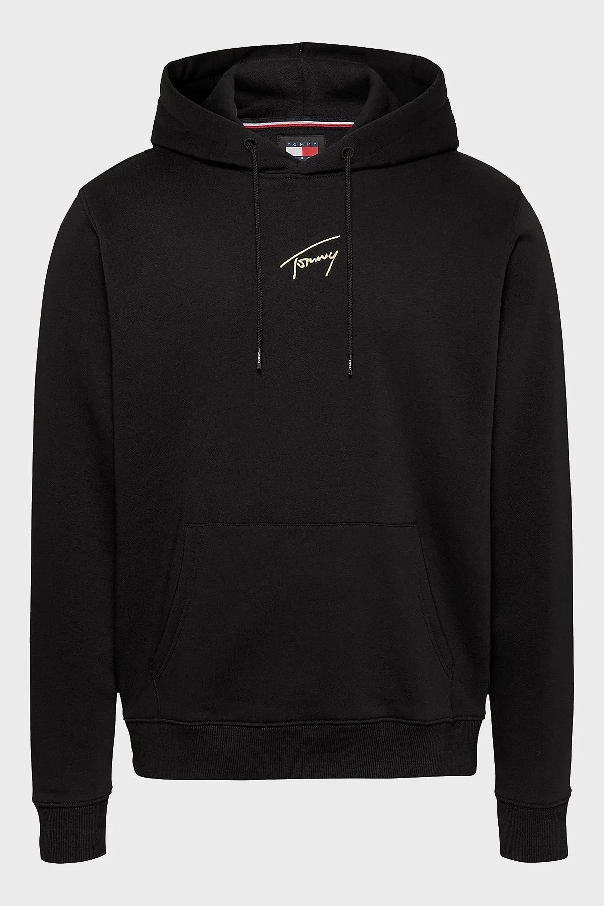 Tommy Jeans Pamuklu Regular Fit Kapüşonlu Erkek Sweat DM0DM20507 BDS SİYAH - 5