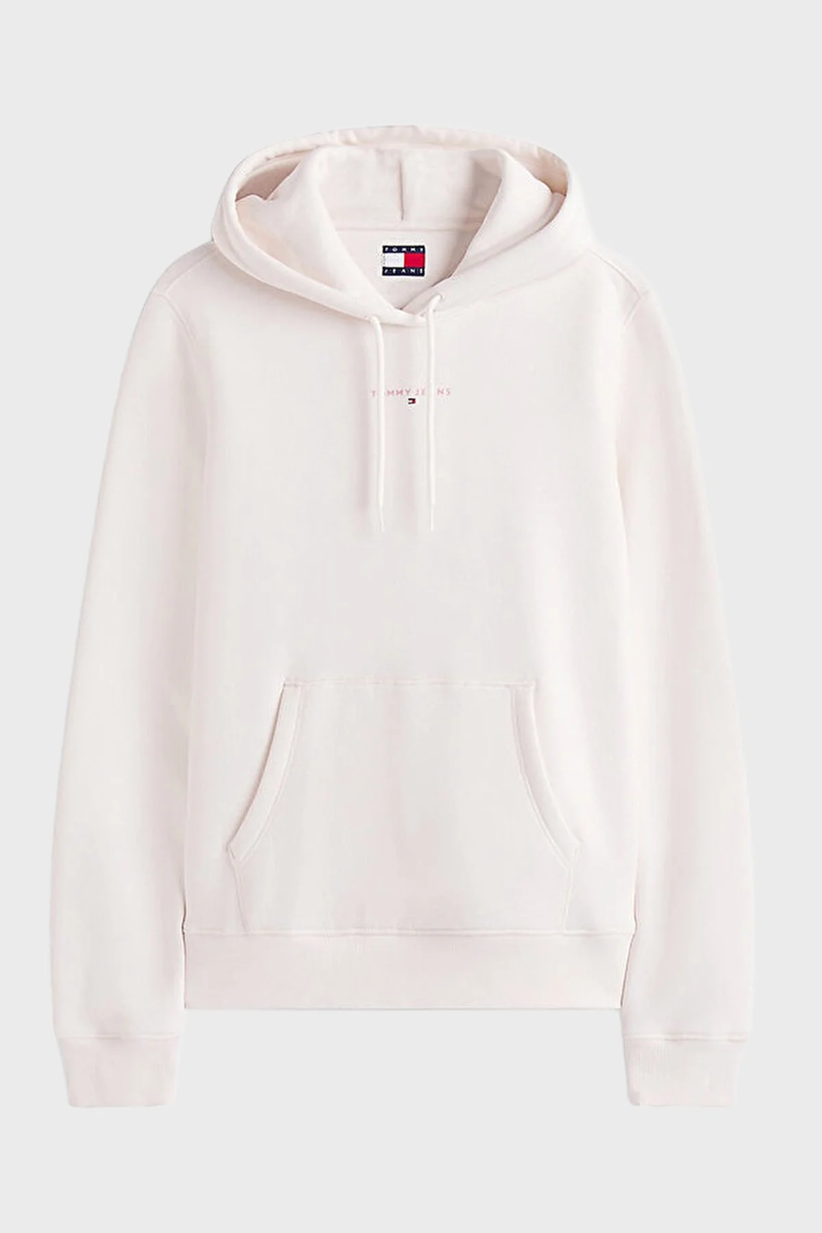 Tommy Jeans Pamuklu Regular Fit Kapüşonlu Logolu Bayan Sweat DW0DW21963 YBH BEYAZ - 5