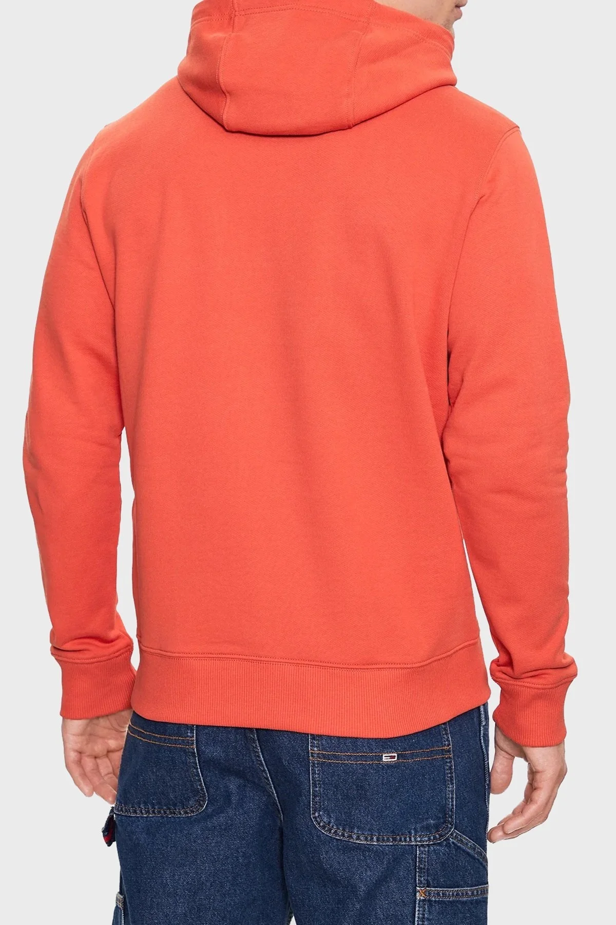 Tommy Jeans Pamuklu Regular Fit Kapüşonlu Yaka Erkek Sweat DM0DM16792 XM4 KİREMİT - 2