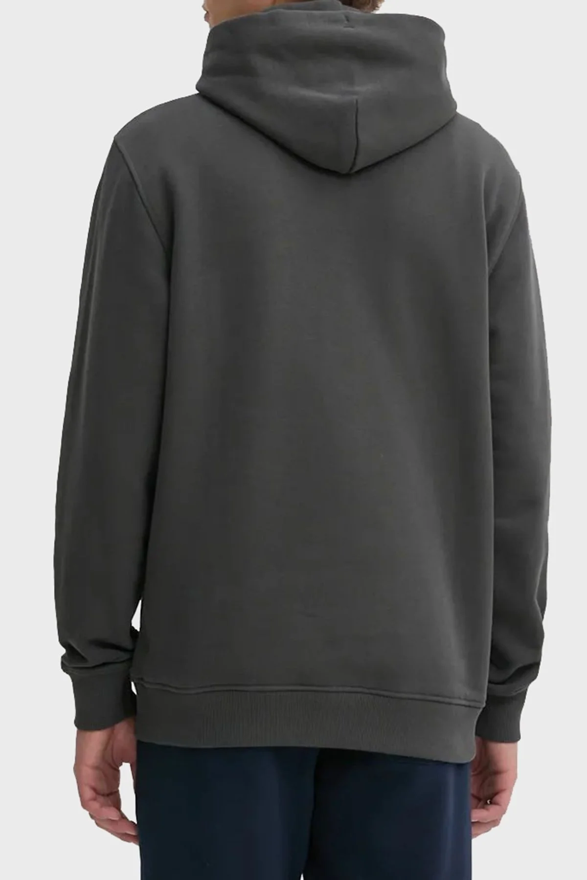 Tommy Jeans Pamuklu Regular Fit Kapüşonlu Yaka Kanguru Cepli Erkek Sweat DM0DM17988 PUB KOYU GRİ - 7