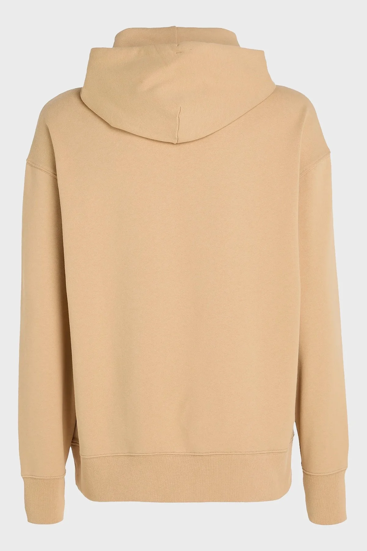 Tommy Jeans Pamuklu Relaxed Fit Kanguru Cepli Kapüşonlu Erkek Sweat DM0DM16369 AB0 BEJ - 5