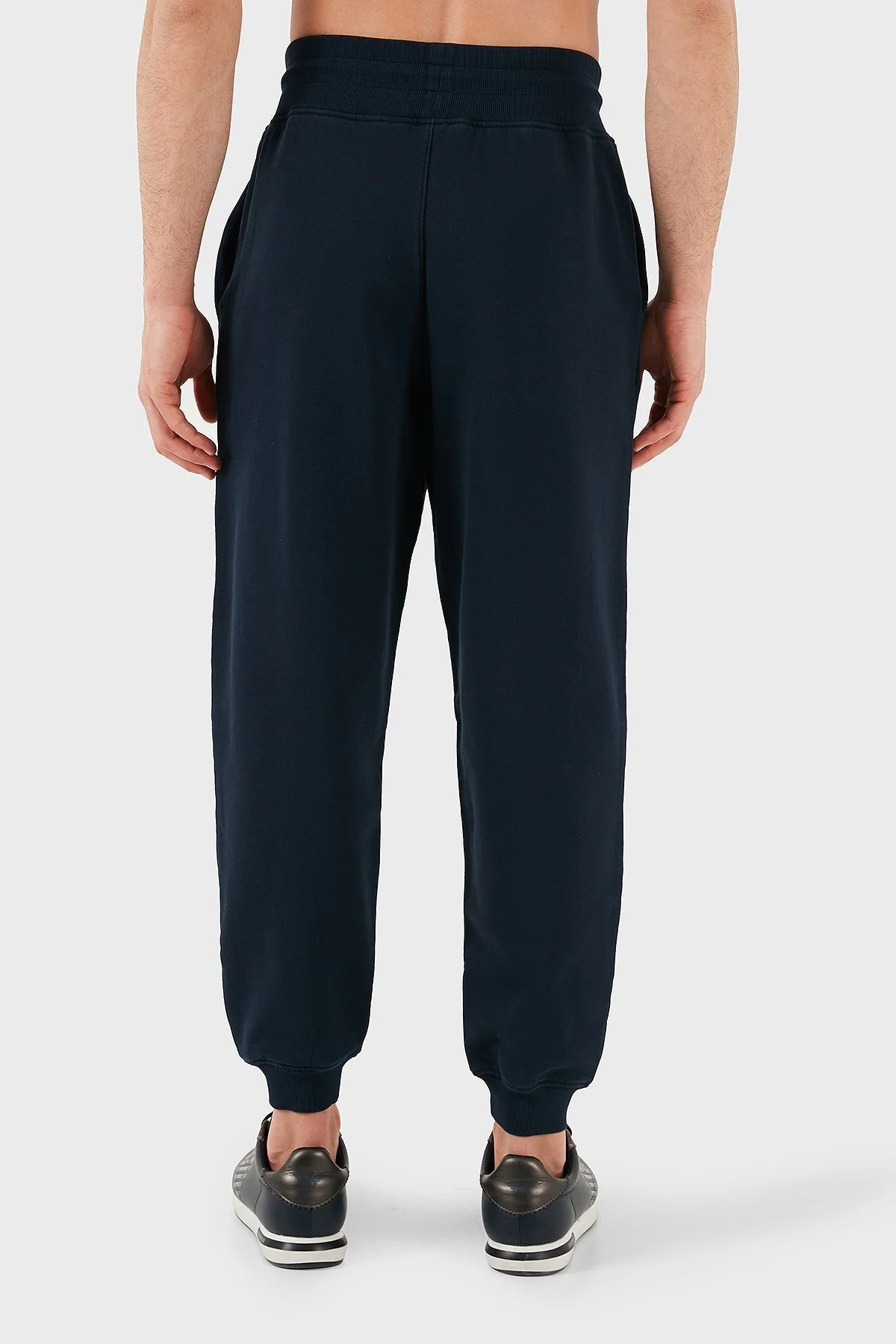 Tommy Jeans Pamuklu Relaxed Fit Normal Bel Ribanalı Paça Jogger Erkek Pantolon DM0DM21277 DYY LACİVERT - 7