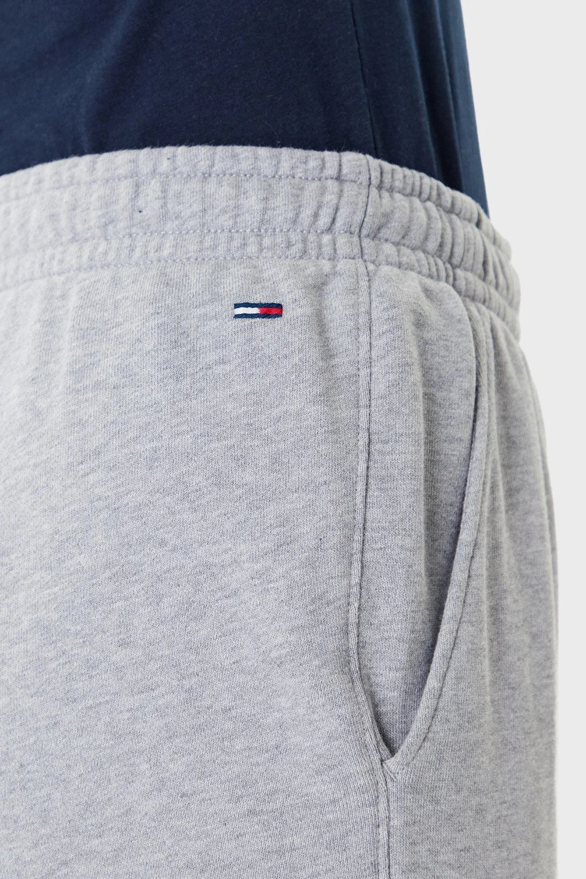 Tommy Jeans Pamuklu Relaxed Fit Yüksek Bel Lastikli Paça Jogger Kadın Pantolon DW0DW20994 Q13 GRİ - 5