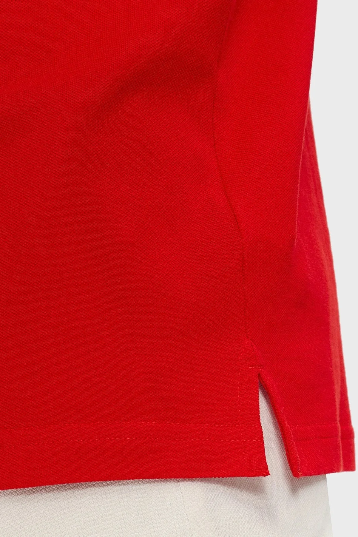 Tommy Jeans Pamuklu Slim Fit Erkek Polo Yaka T Shirt DM0DM18312 XNL KIRMIZI - 10