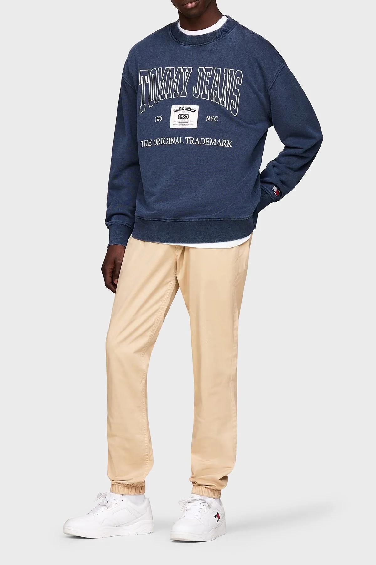 Tommy Jeans Pamuklu Slim Fit Jogger Erkek Pantolon DM0DM19487 AB9 BEJ - 8