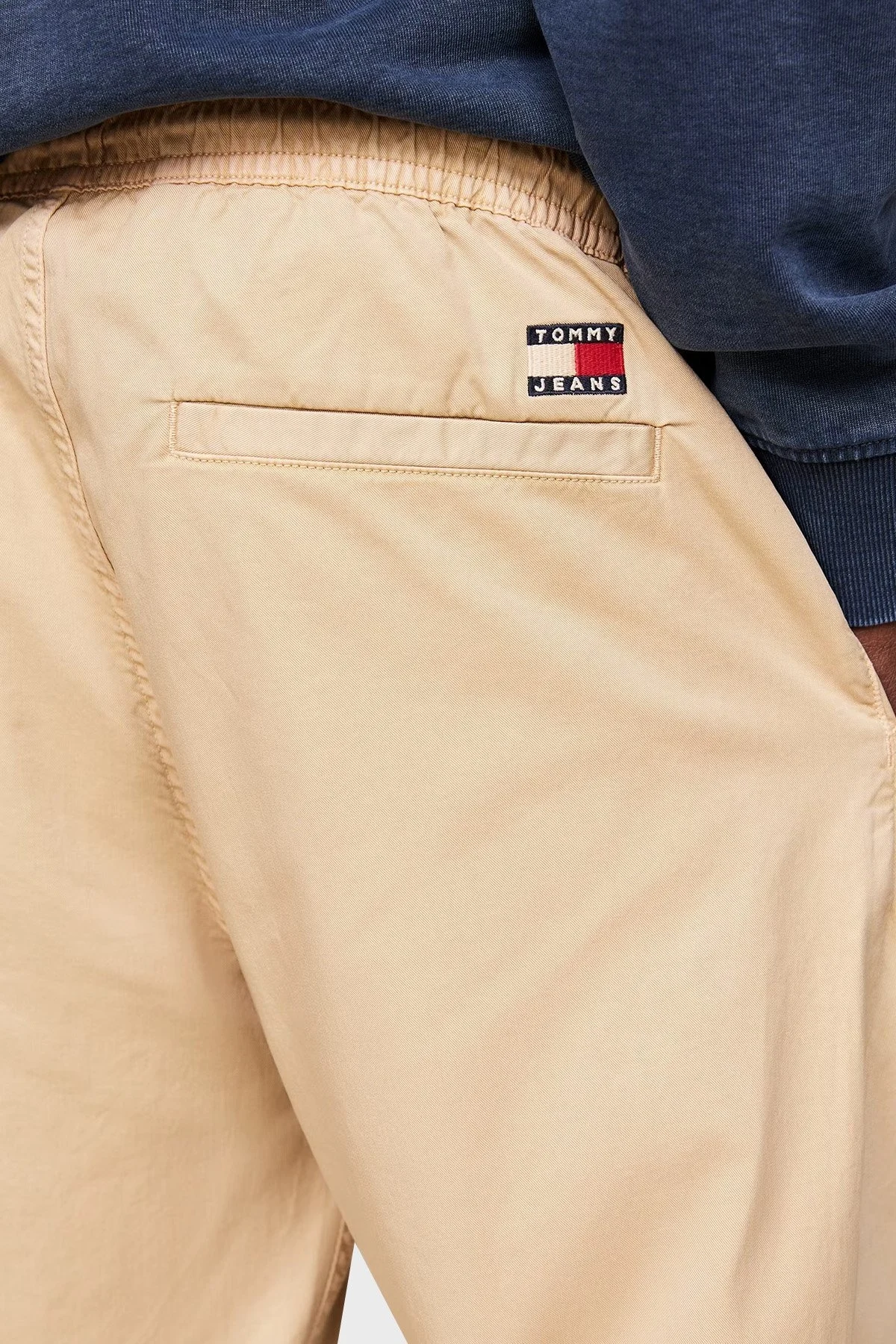 Tommy Jeans Pamuklu Slim Fit Jogger Erkek Pantolon DM0DM19487 AB9 BEJ - 9