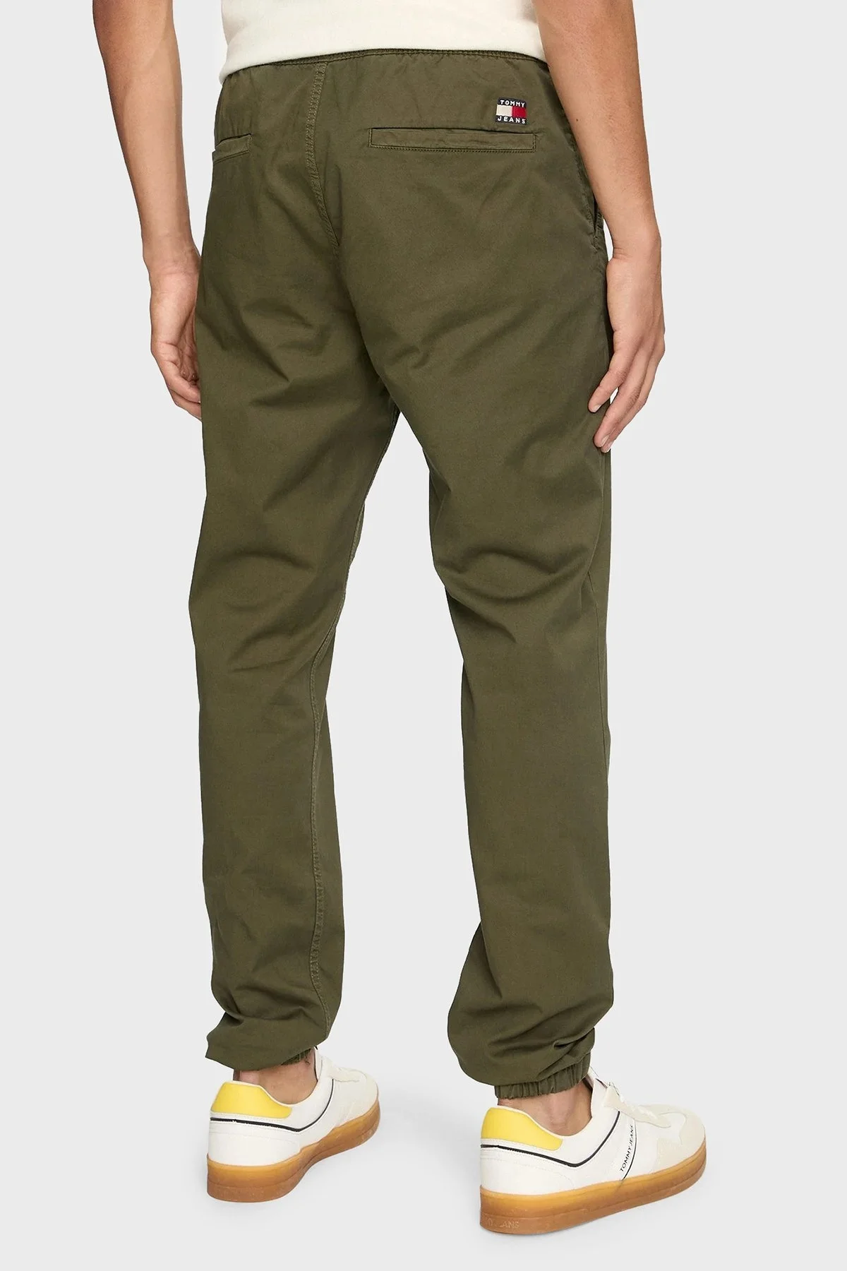 Tommy Jeans Pamuklu Slim Fit Jogger Erkek Pantolon DM0DM19487 M12 YEŞİL - 2