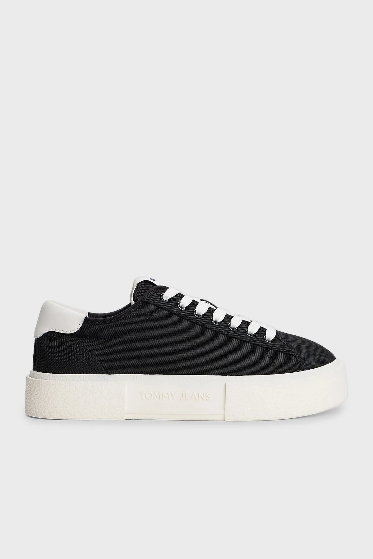 Tommy Jeans Plartform Canvas Sneaker Bayan Ayakkabı EN0EN02792 BDS SİYAH - 1