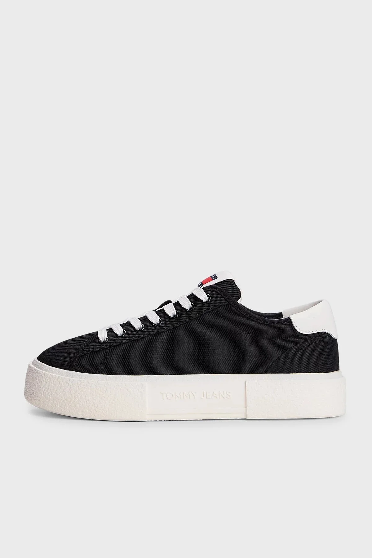 Tommy Jeans Plartform Canvas Sneaker Bayan Ayakkabı EN0EN02792 BDS SİYAH - 9