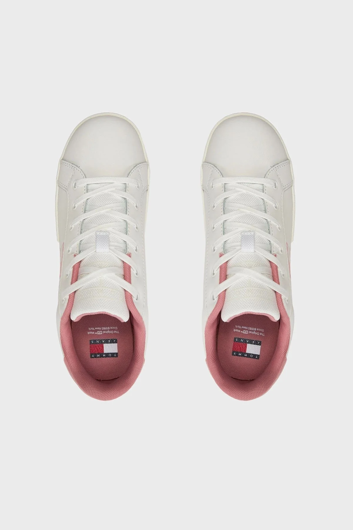 Tommy Jeans Platform Sneaker Bayan Ayakkabı EN0EN02518 TH0 BEYAZ-PEMBE - 5