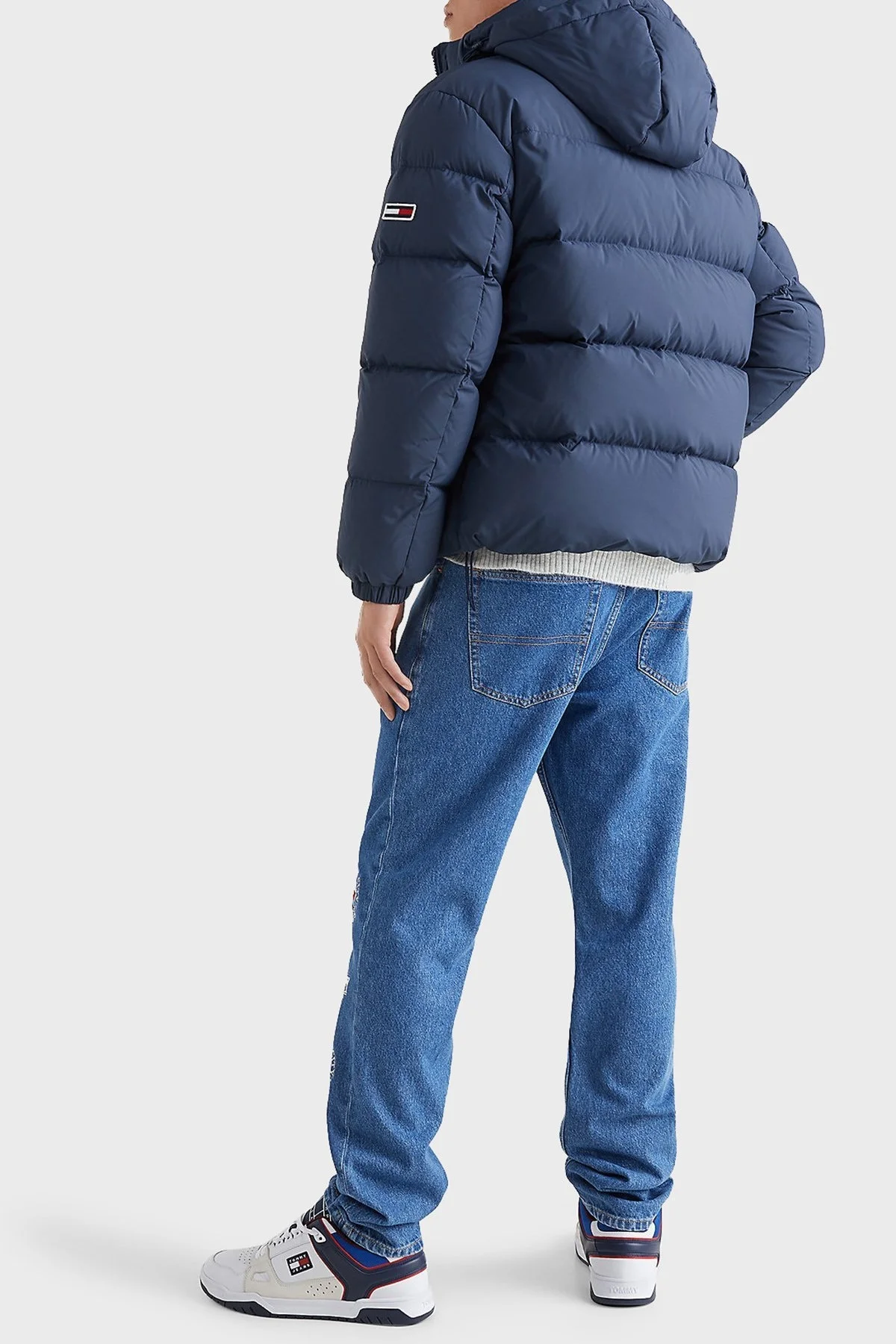 Tommy Jeans Regular Fit Çıkarılabilir Kapüşonlu Şişme Erkek Mont DM0DM15447 C87 LACİVERT - 3