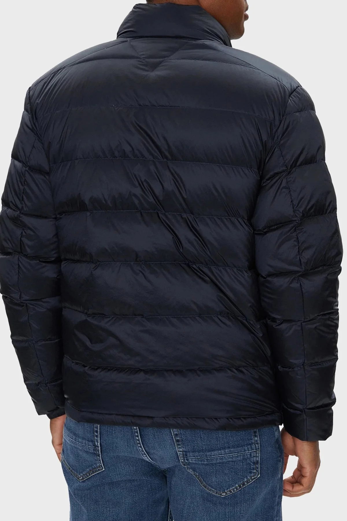 Tommy Jeans Regular Fit Dik Yaka Kapitoneli Logolu Erkek Mont DM0DM21937 C1G LACİVERT - 3