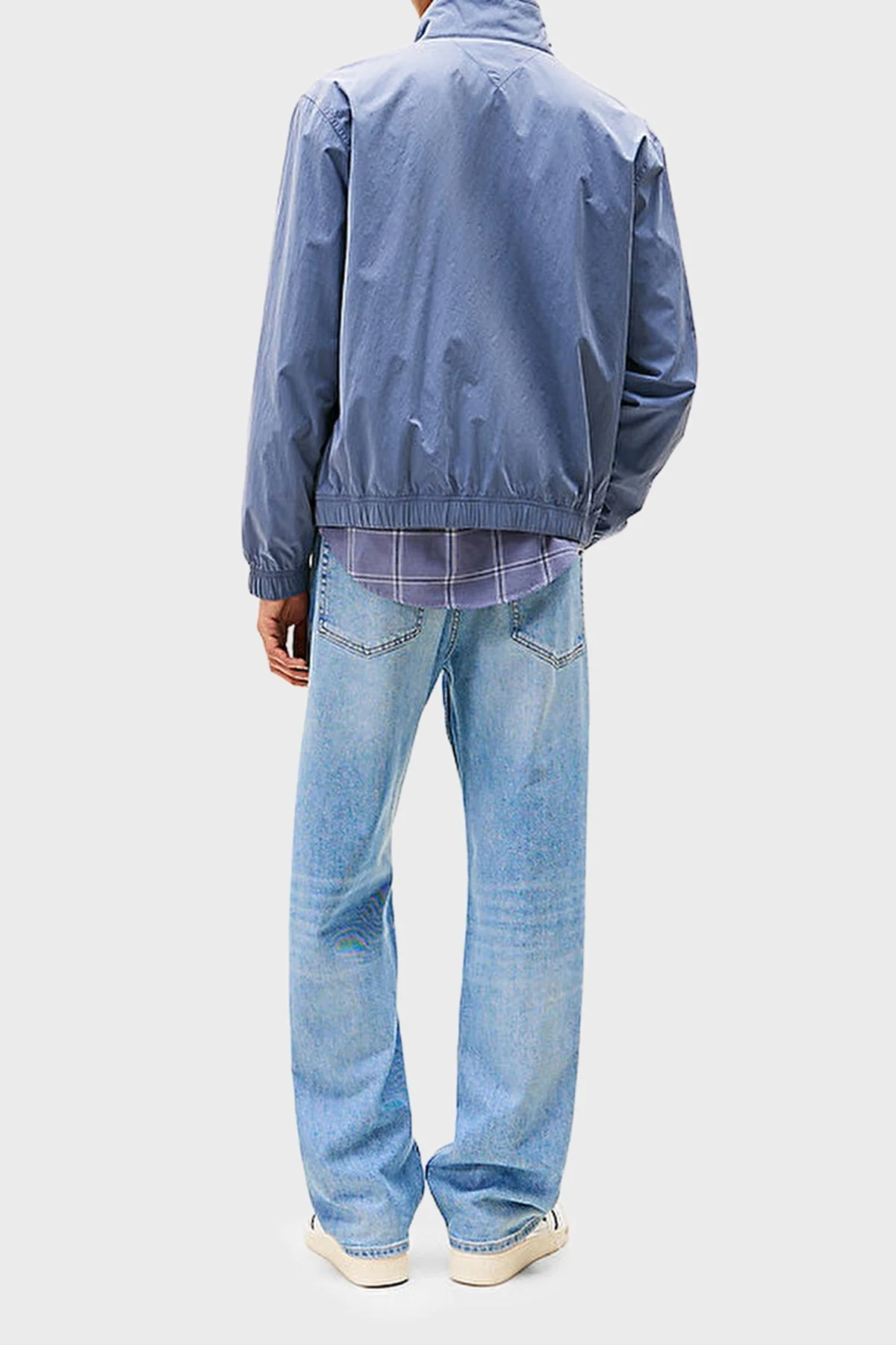 Tommy Jeans Regular Fit Dik Yaka Logolu Su İtici Erkek Ceket DM0DM21929 PO6 İNDİGO - 3