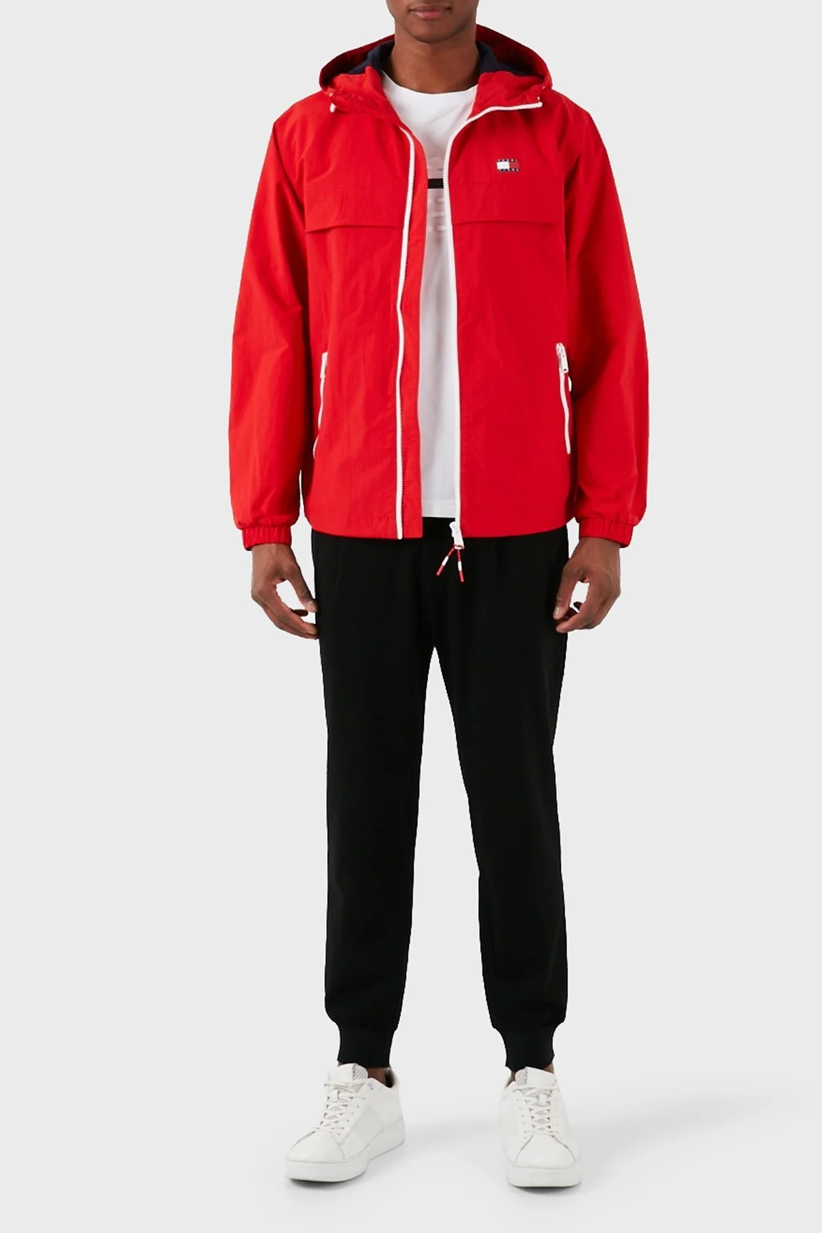 Tommy Jeans Regular Fit Kapüşonlu Erkek Mont DM0DM17983 XNL KIRMIZI - 3