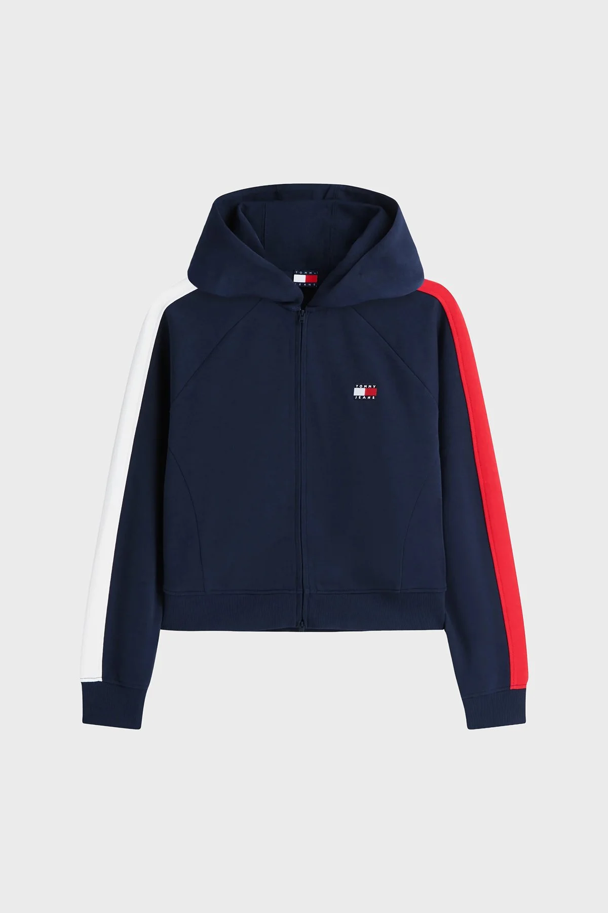 Tommy Jeans Regular Fit Kapüşonlu Kadın Sweat DW0DW23146 C1G Lacivert - 4