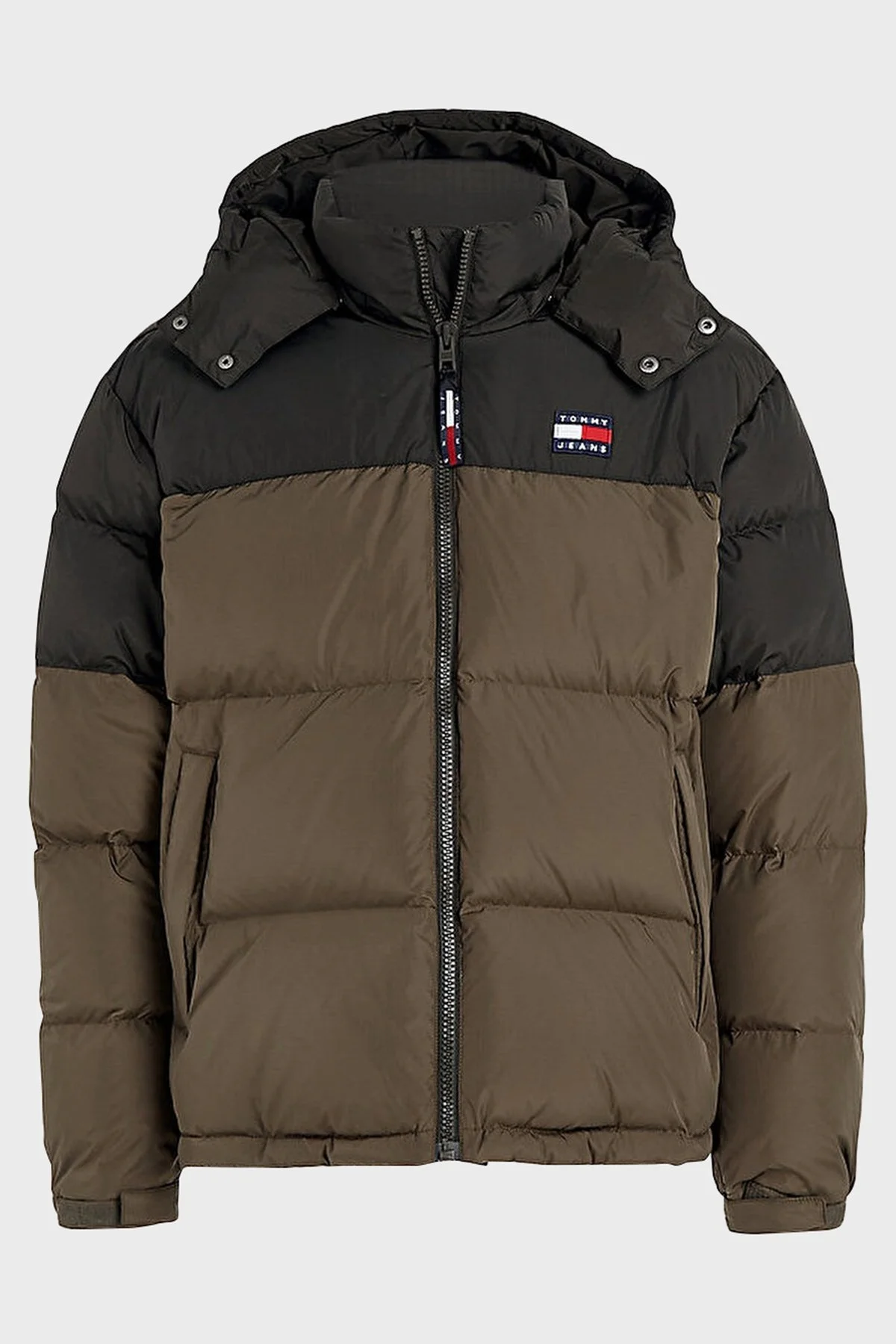 Tommy Jeans Regular Fit Kapüşonlu Şişme Erkek Mont DM0DM17482 MR1 YEŞİL - 6