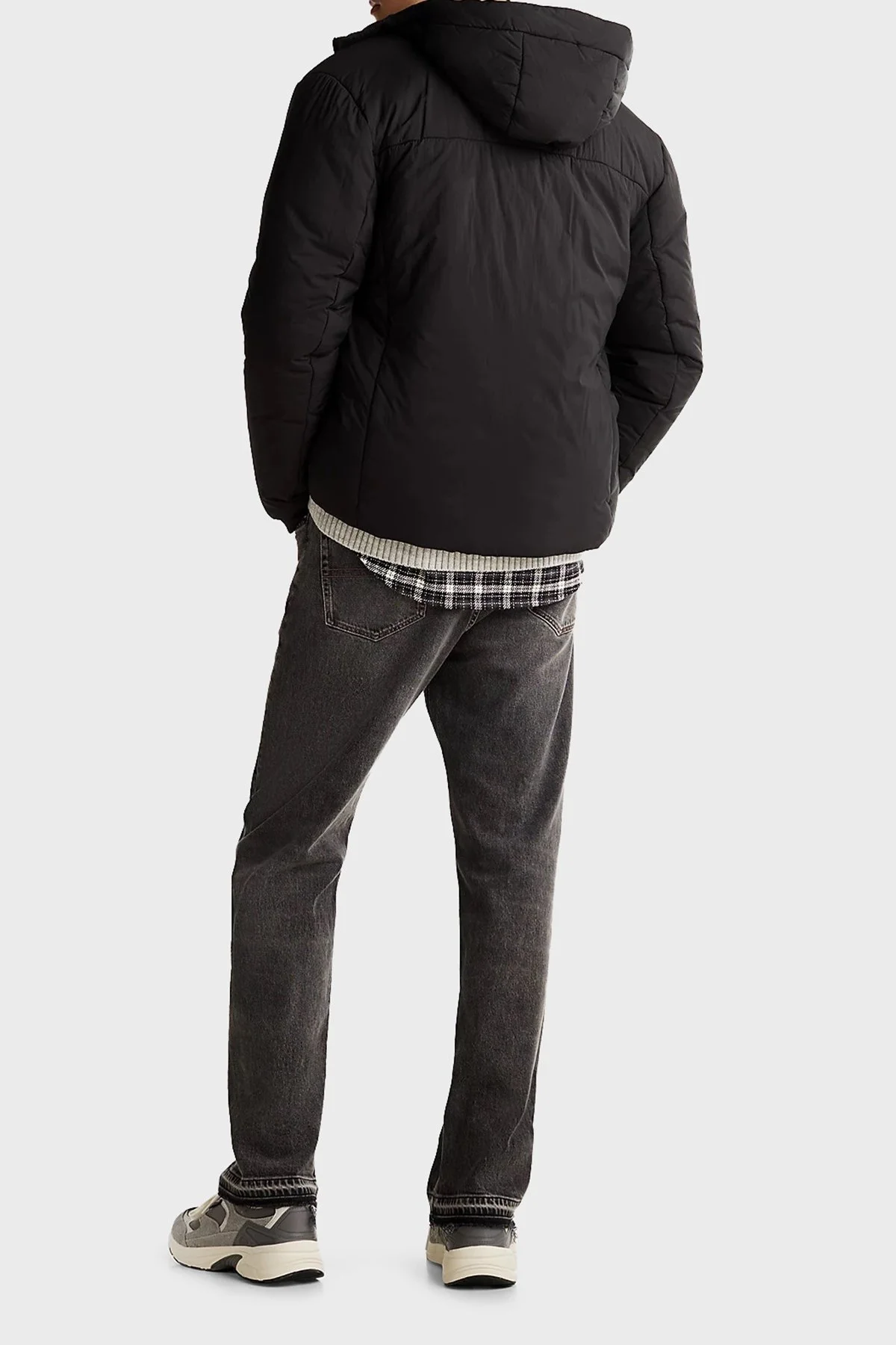 Tommy Jeans Regular Fit Kapüşonlu Şişme Erkek Mont DM0DM21094 BDS SİYAH - 3