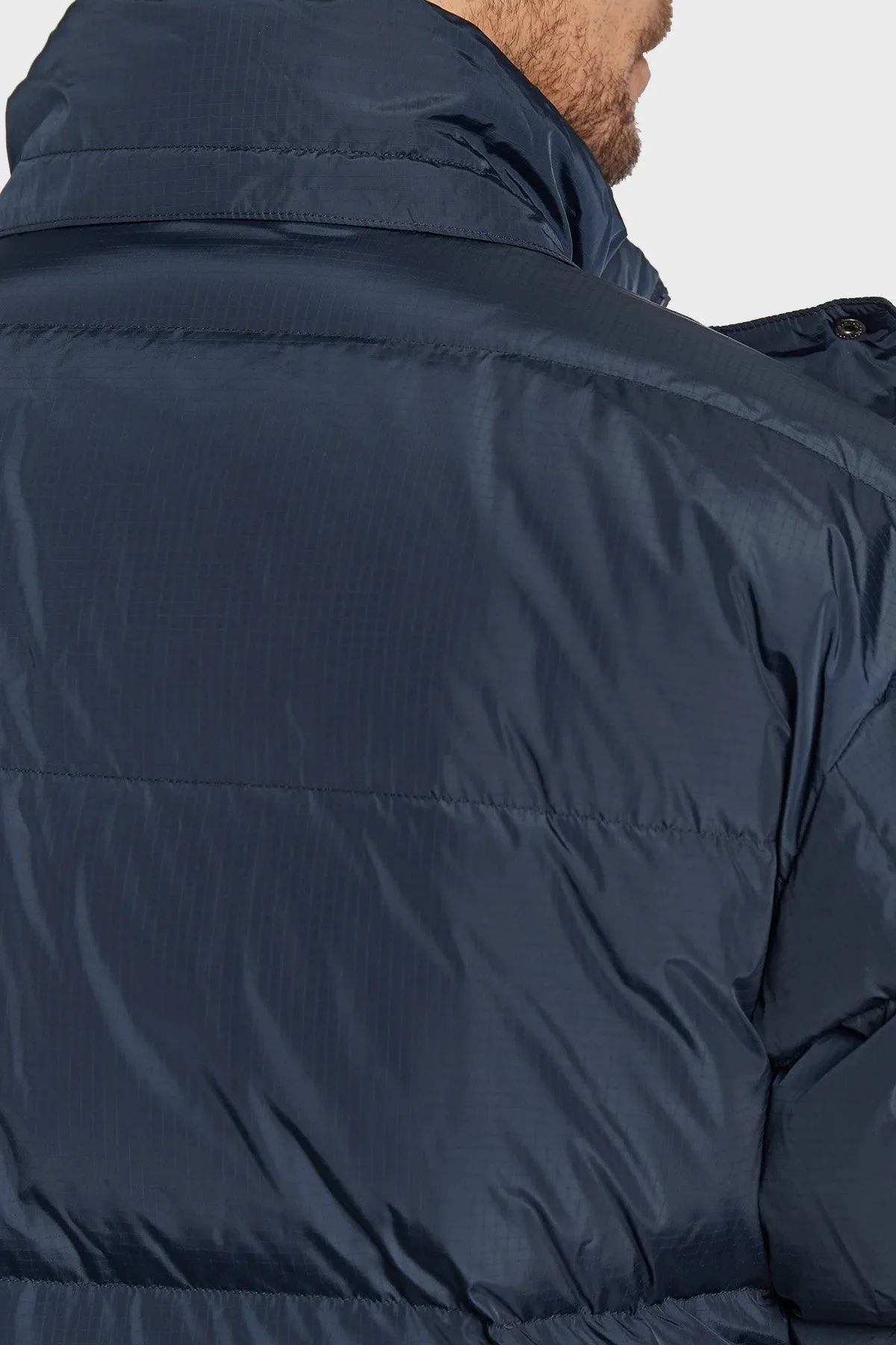 Tommy Jeans Regular Fit Kuş Tüyü Dik Yaka Şişme Erkek Mont DM0DM15445 C87 LACİVERT - 5